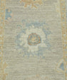 Turkish Oushak Runner Rug 2'11" x 6'7" #17541