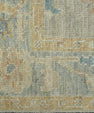 Turkish Oushak Runner Rug 2'11" x 6'7" #17541