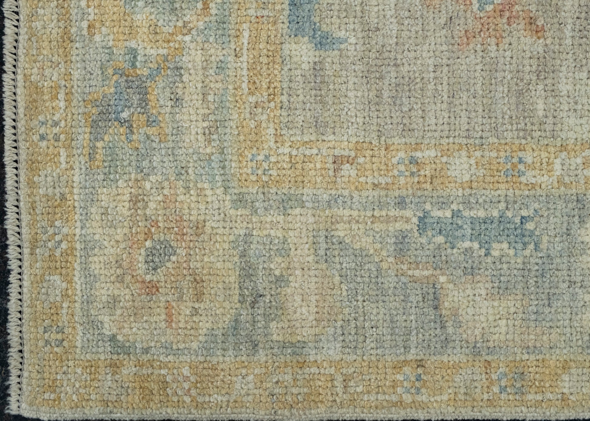 Turkish Oushak Runner Rug 2'11" x 6'7" #17541