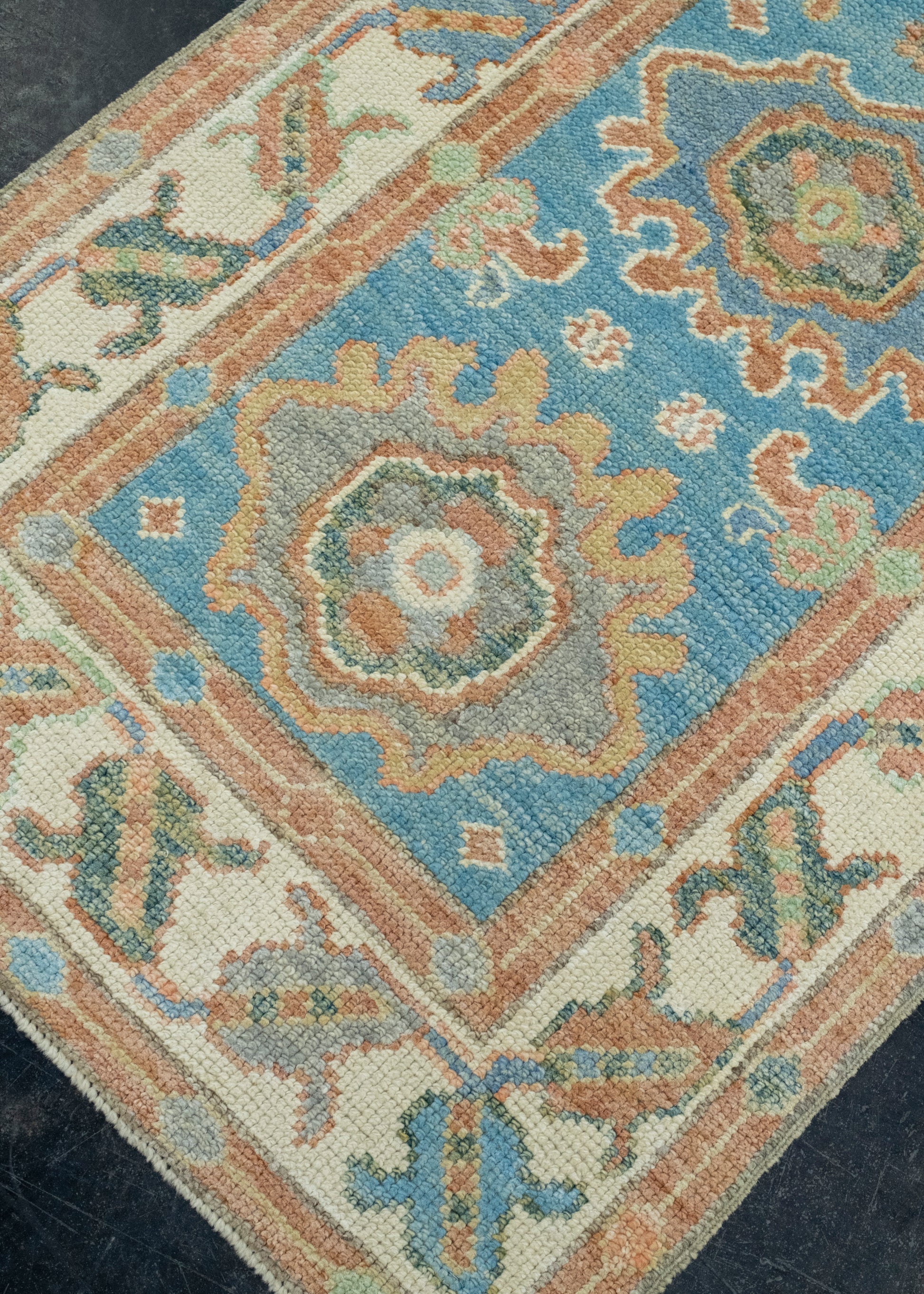Turkish Oushak Rug 2'7" x 5'10" #17660