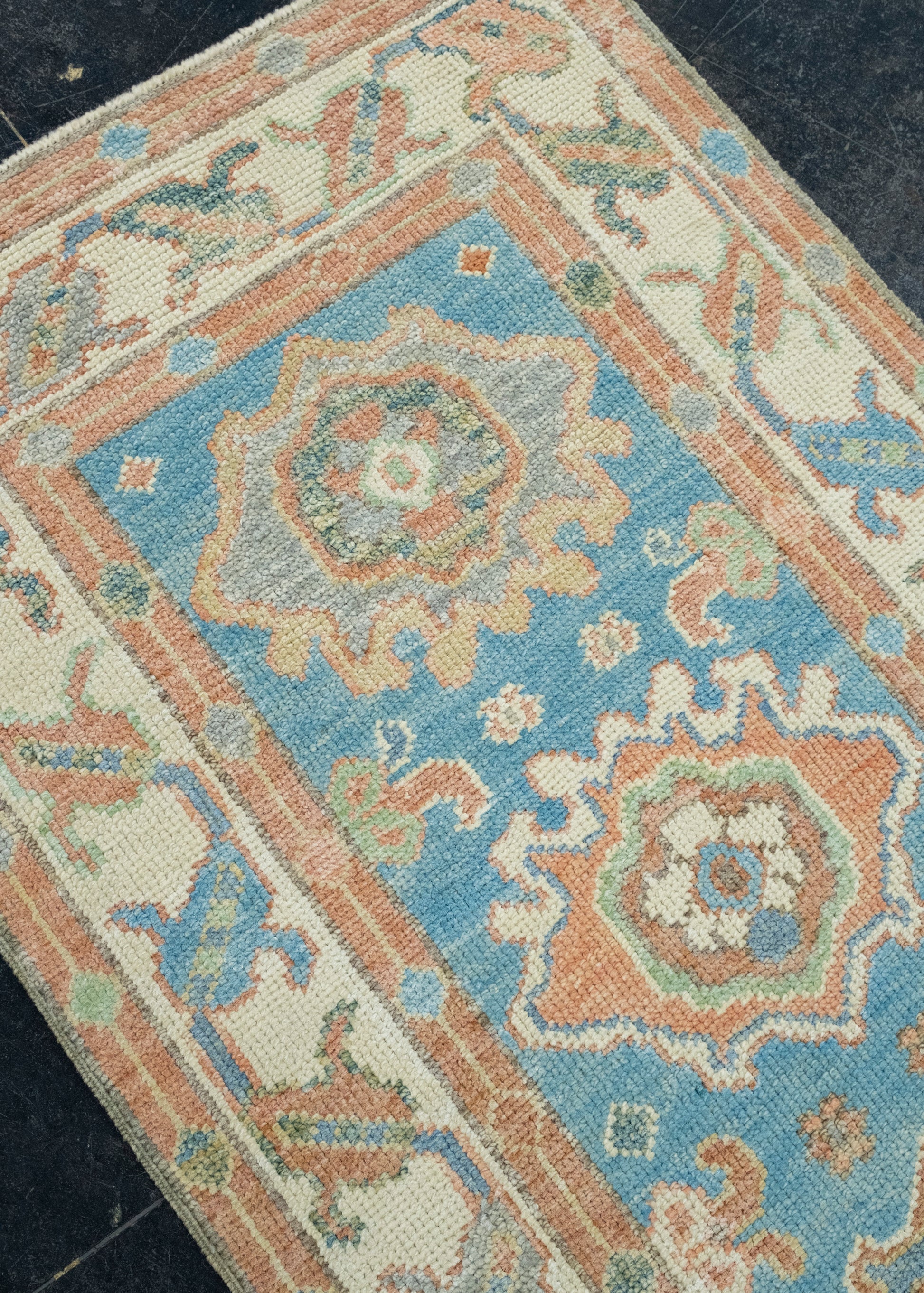 Turkish Oushak Rug 2'7" x 5'10" #17660