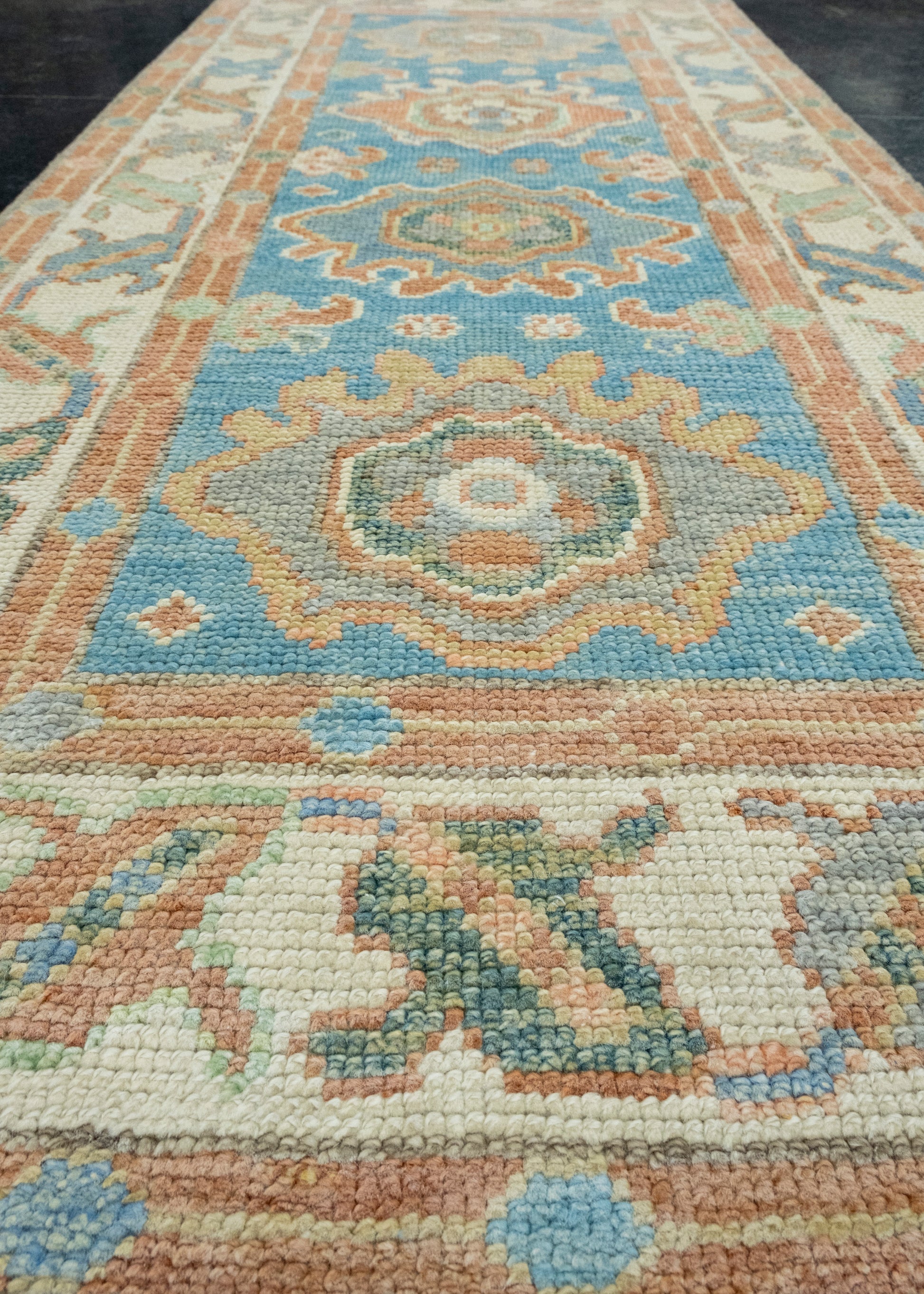 Turkish Oushak Rug 2'7" x 5'10" #17660