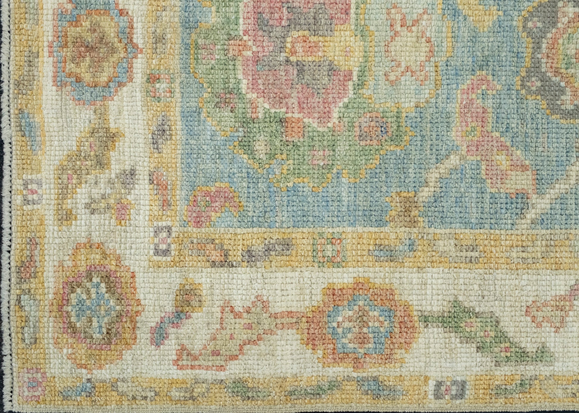 Turkish Oushak Runner Rug 2'8" x 6'2" #17423