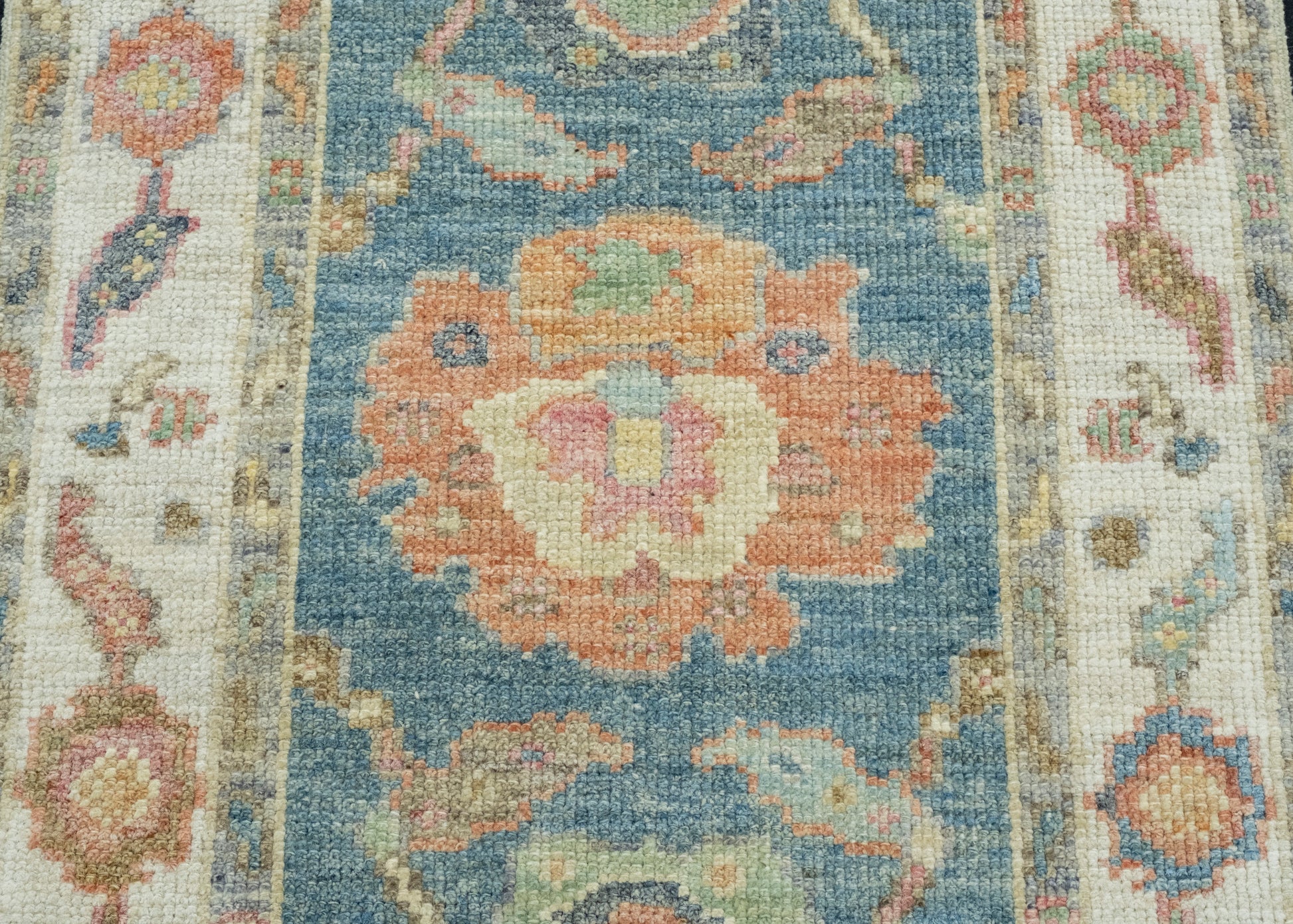 Turkish Oushak Runner Rug 2'3" x 5'8" #17274