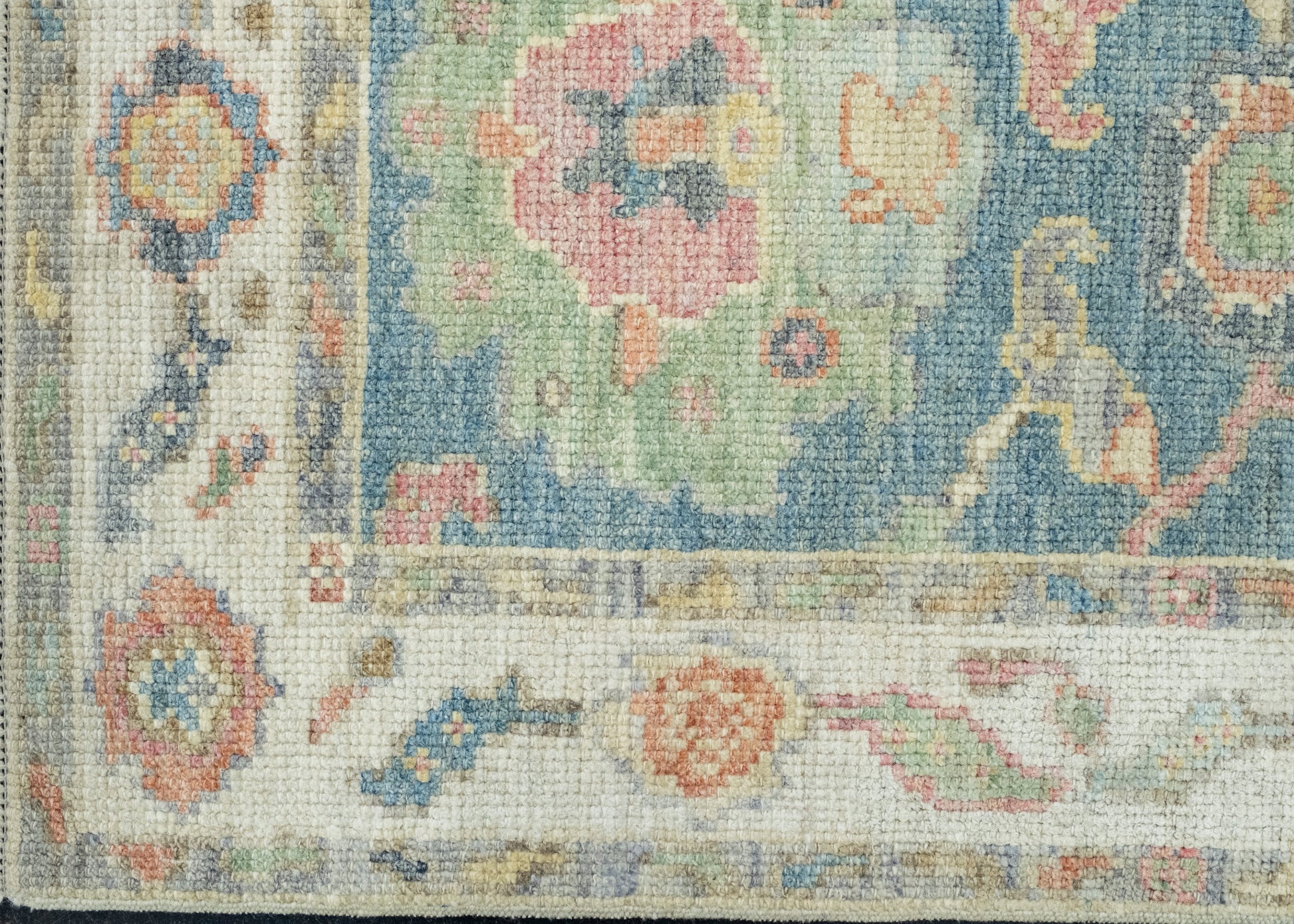 Turkish Oushak Runner Rug 2'3" x 5'8" #17274