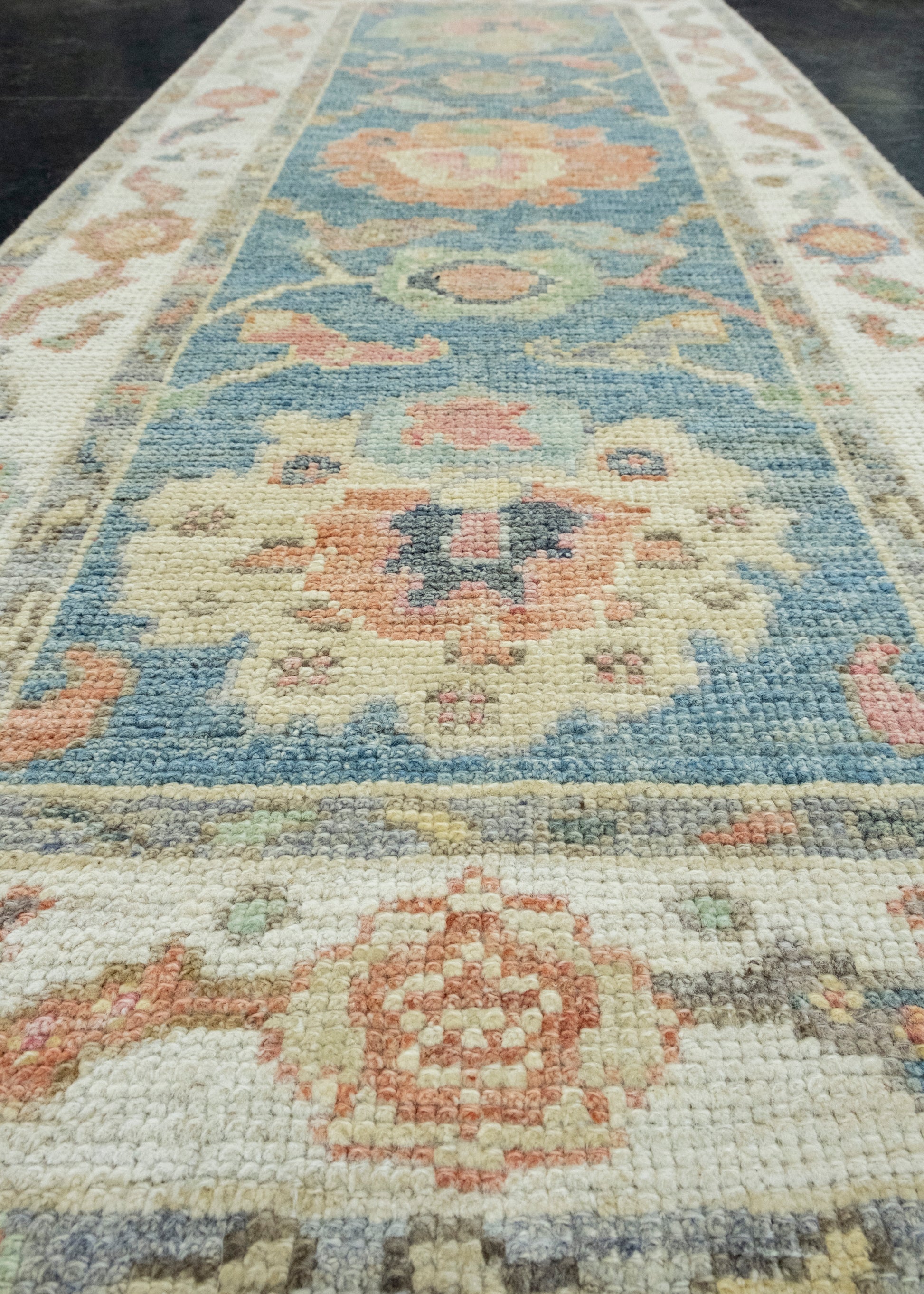 Turkish Oushak Runner Rug 2'3" x 5'8" #17274