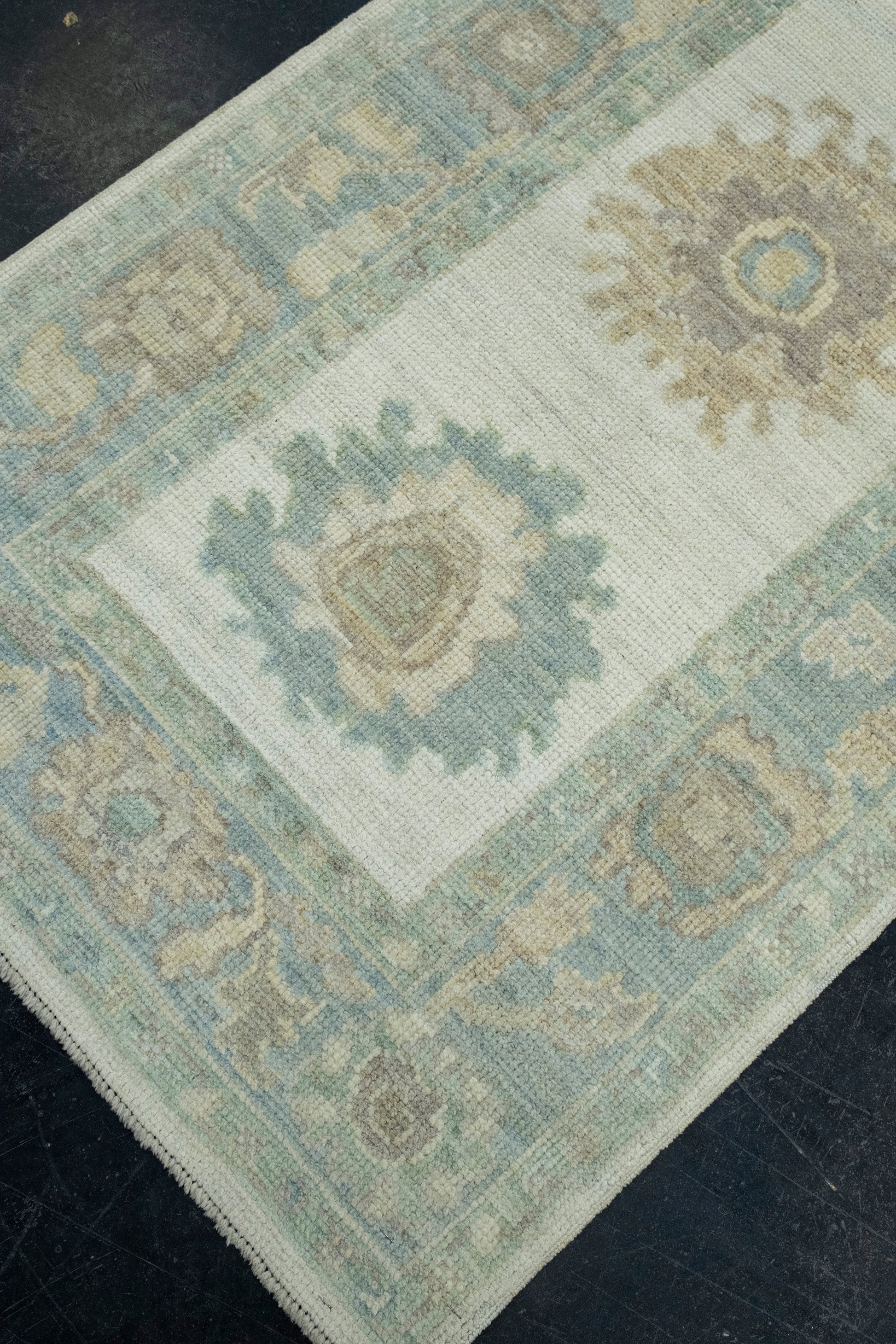 Turkish Oushak Runner Rug 2'9" x 6'8" #17511