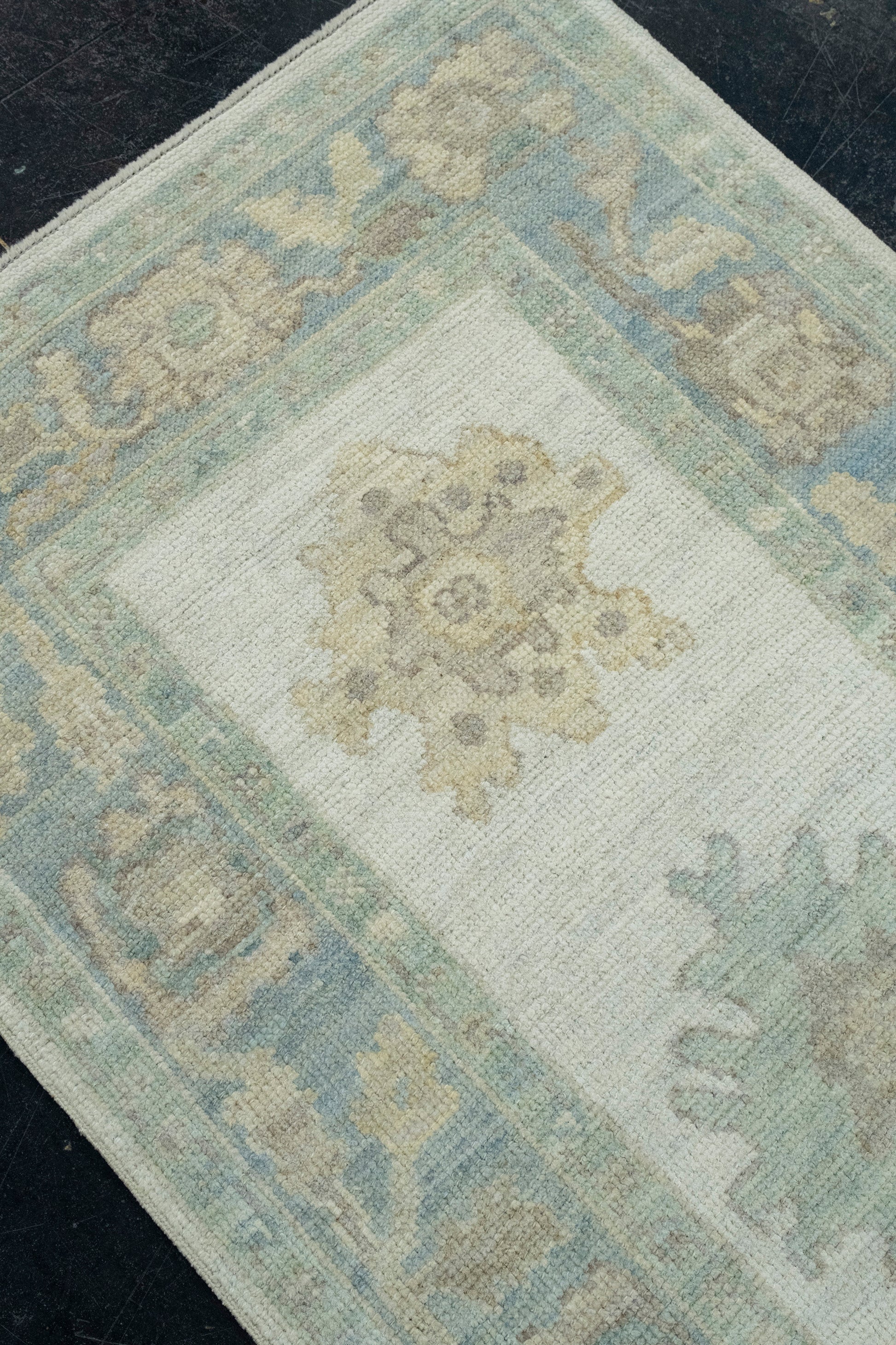 Turkish Oushak Runner Rug 2'9" x 6'8" #17511