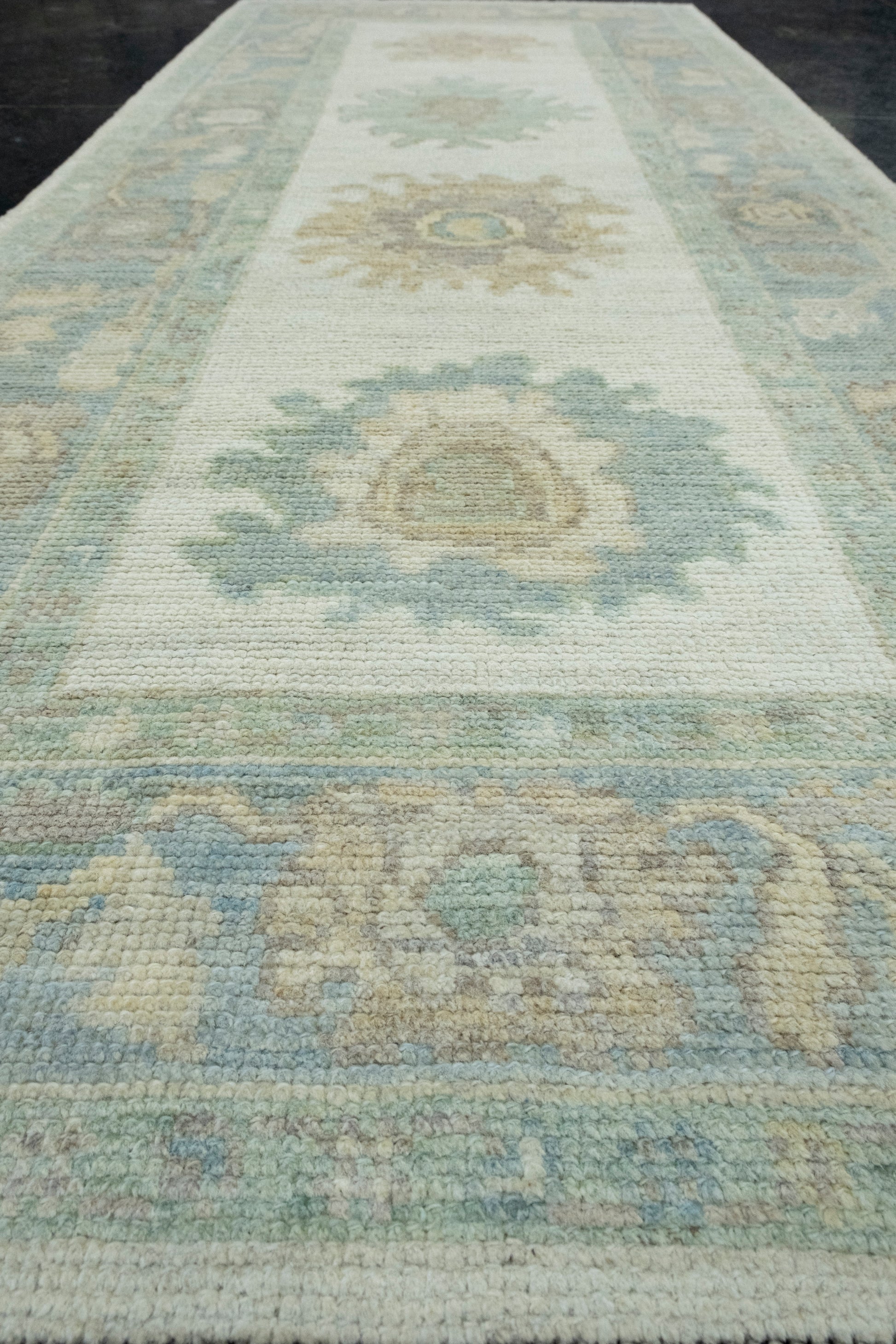 Turkish Oushak Runner Rug 2'9" x 6'8" #17511