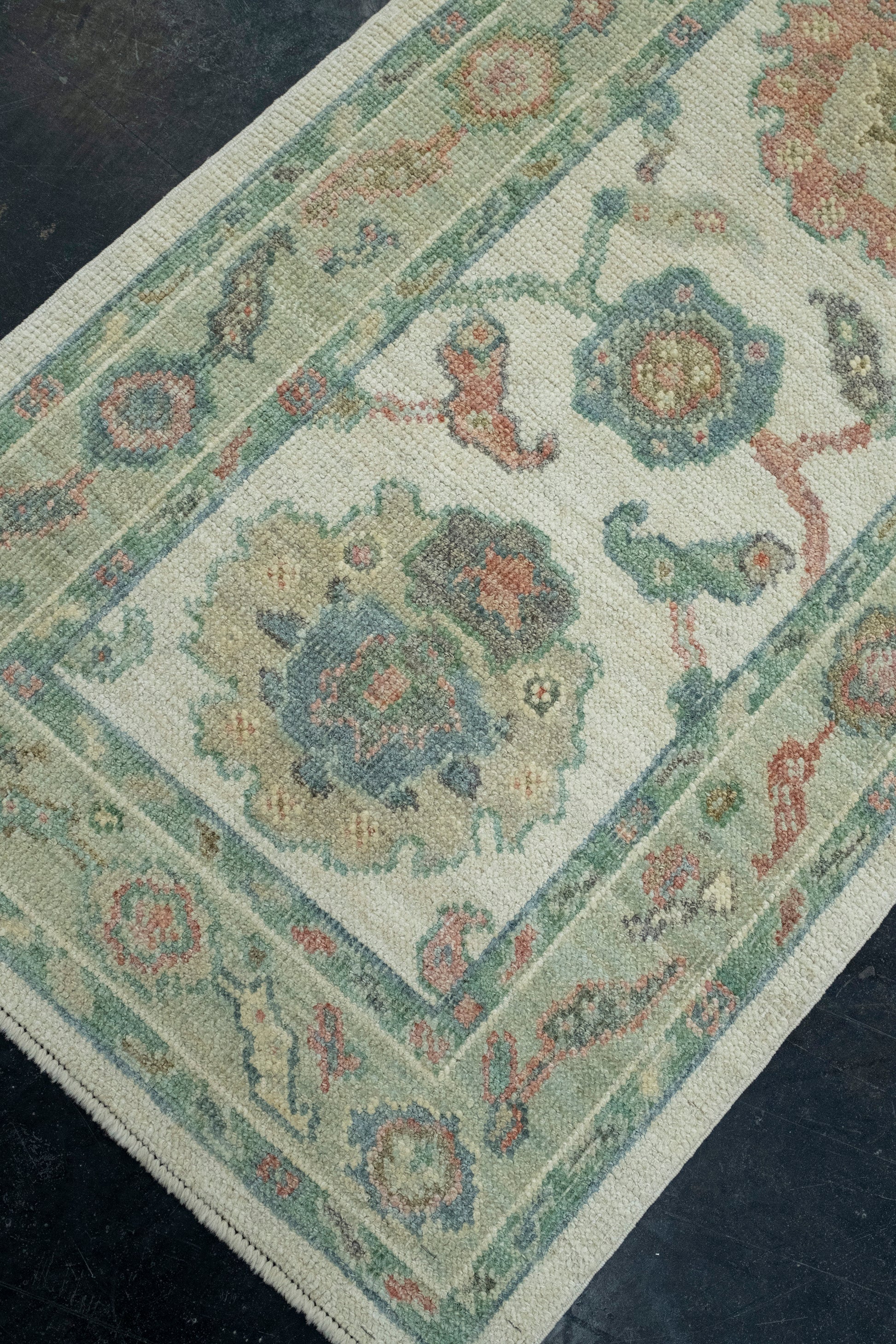 Turkish Oushak Runner Rug 2'5" x 8' #17401