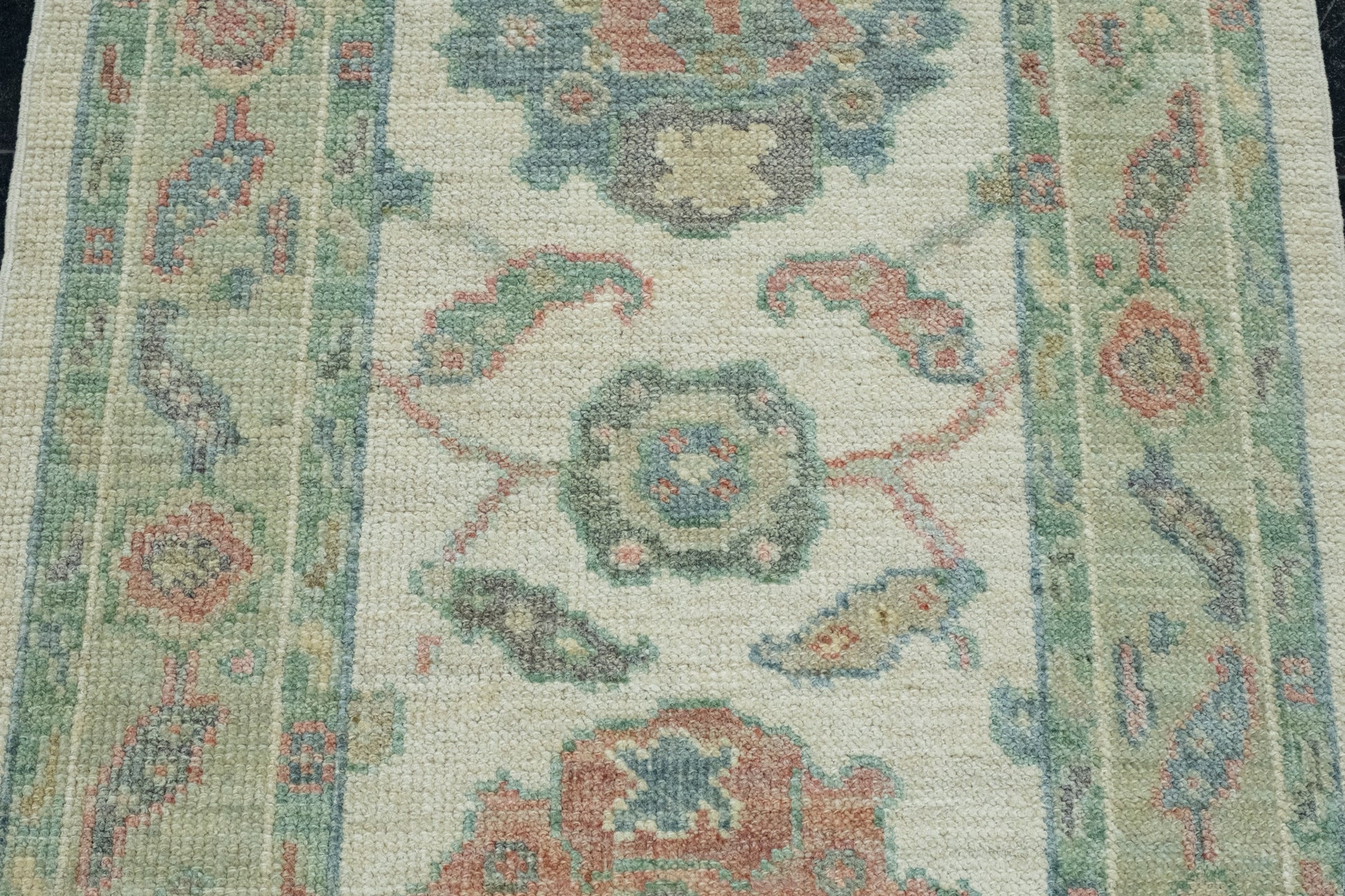 Turkish Oushak Runner Rug 2'5" x 8' #17401