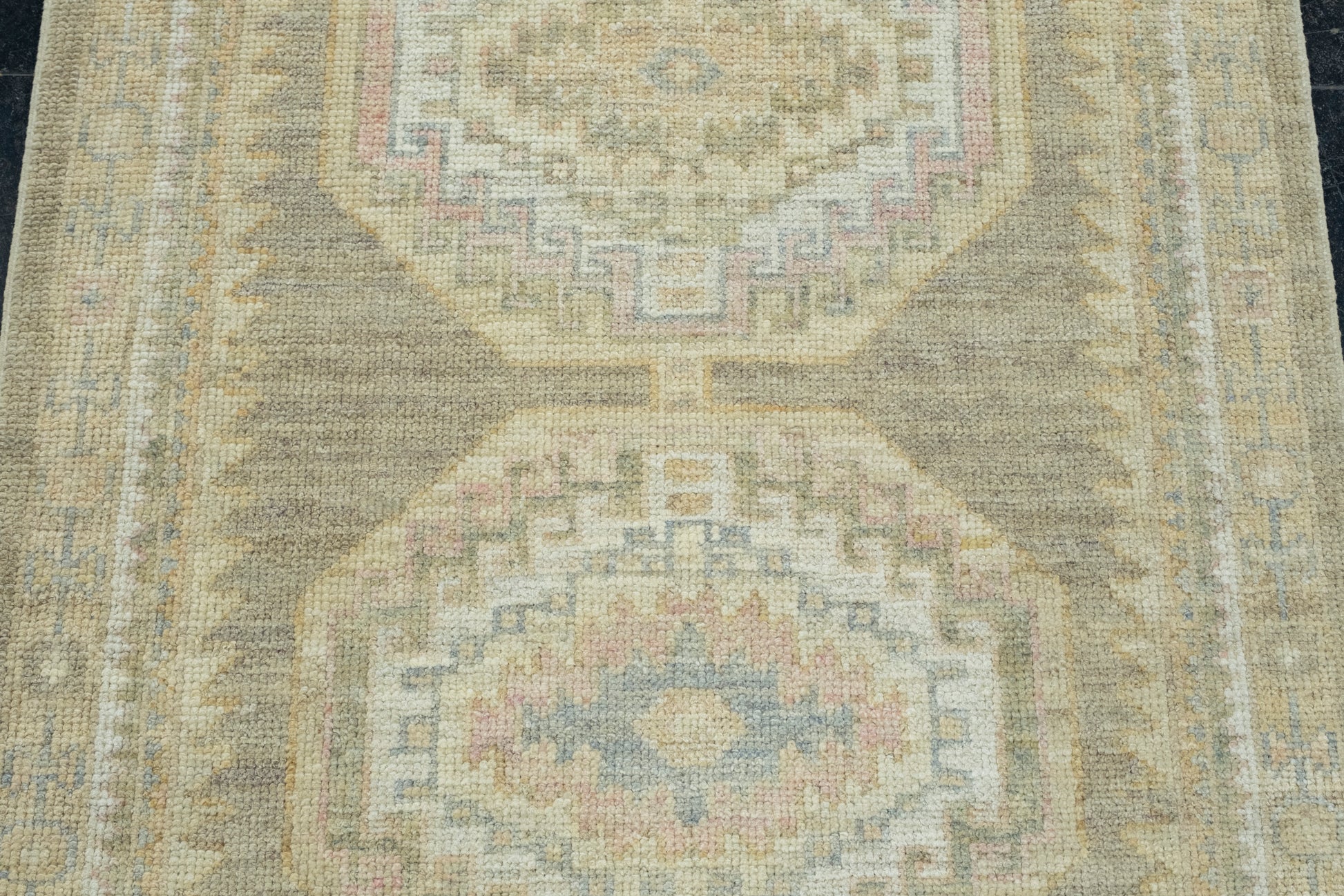 Turkish Oushak Runner Rug 3'1" x 7'5" #17500