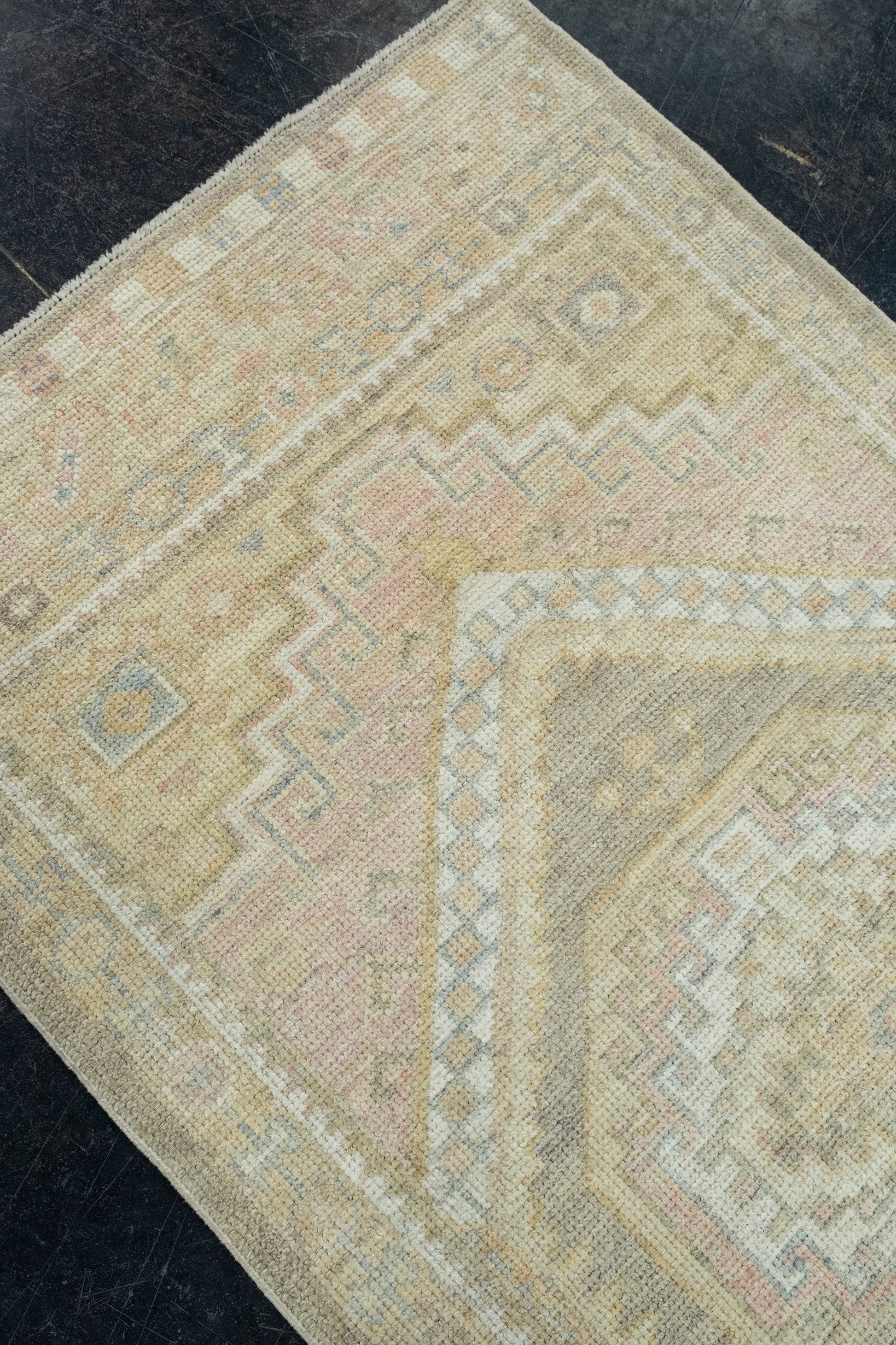 Turkish Oushak Runner Rug 3'1" x 7'5" #17500