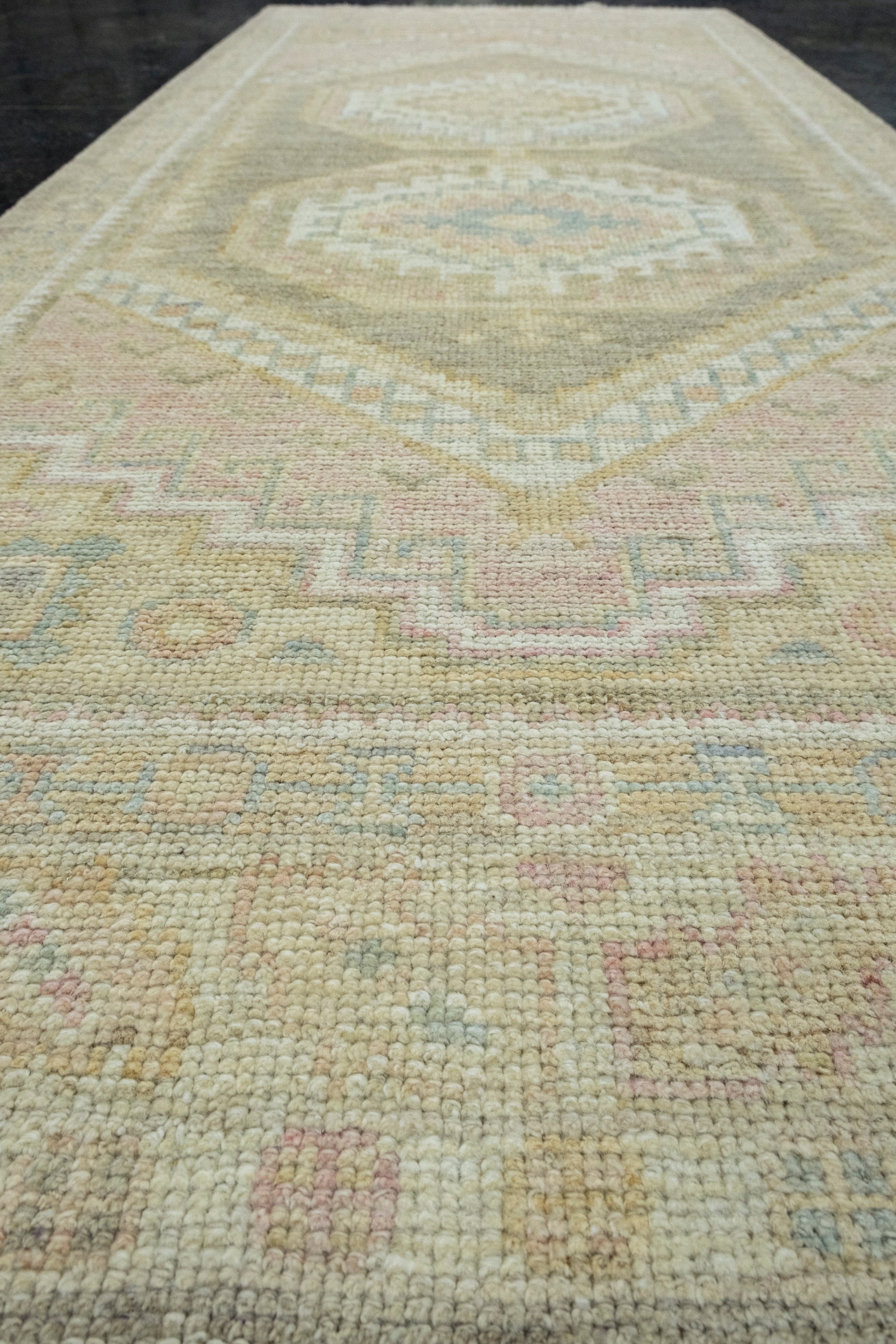 Turkish Oushak Runner Rug 3'1" x 7'5" #17500