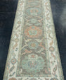 Turkish Oushak Runner Rug 2'4" x 7'10" #17550