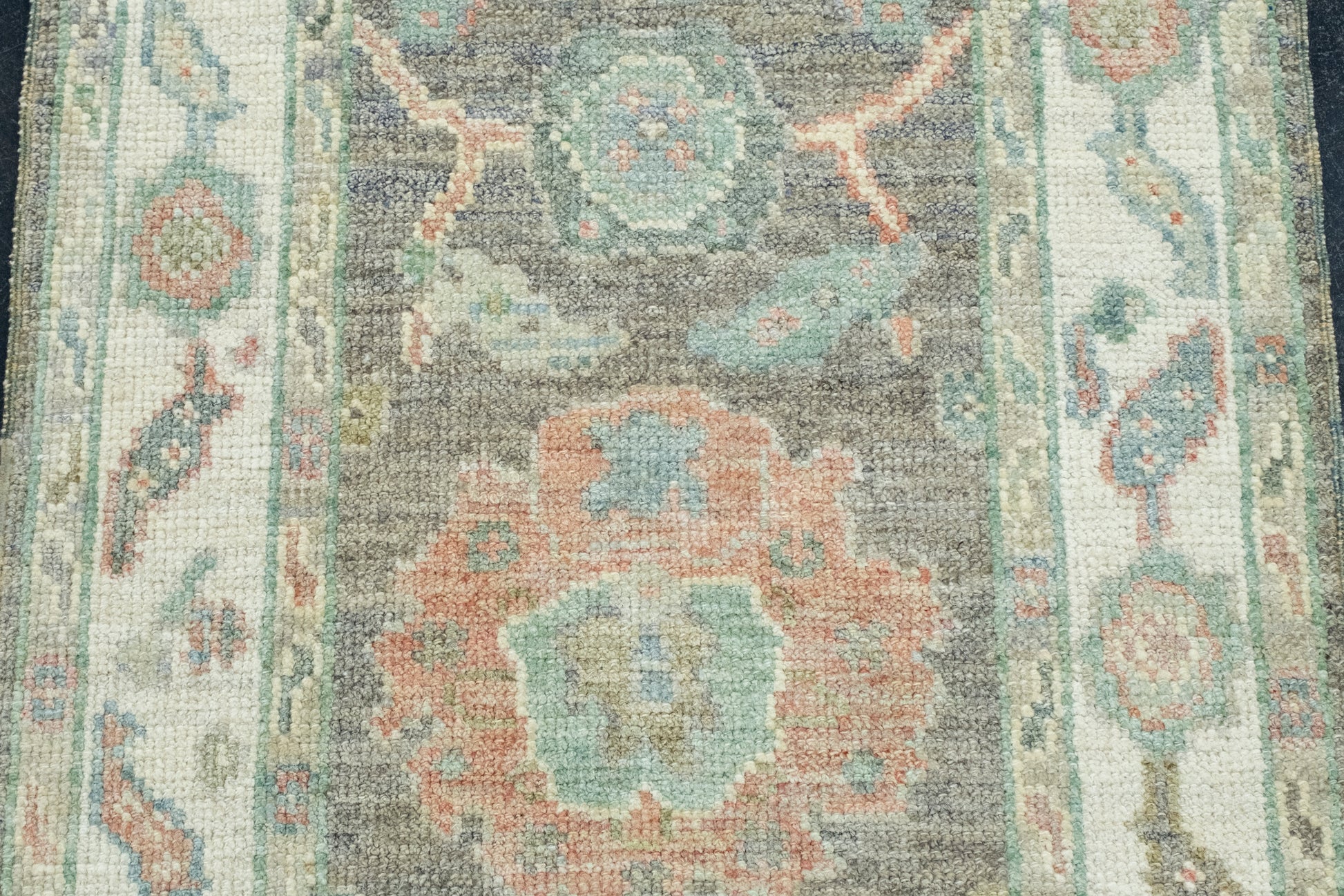 Turkish Oushak Runner Rug 2'4" x 7'10" #17550