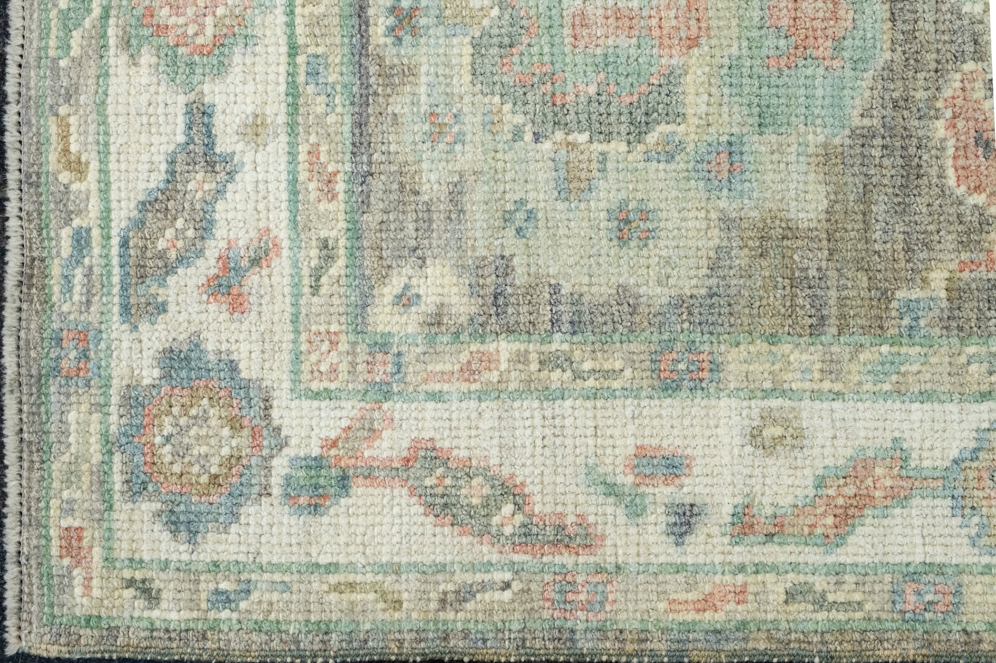 Turkish Oushak Runner Rug 2'4" x 7'10" #17550