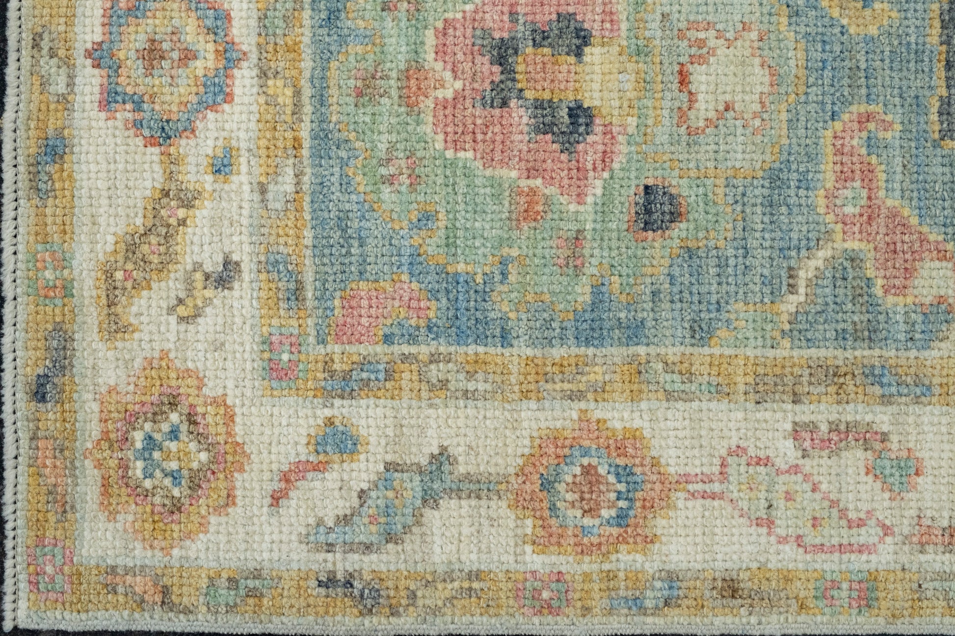 Turkish Oushak Runner Rug 2'2" x 6' #17319