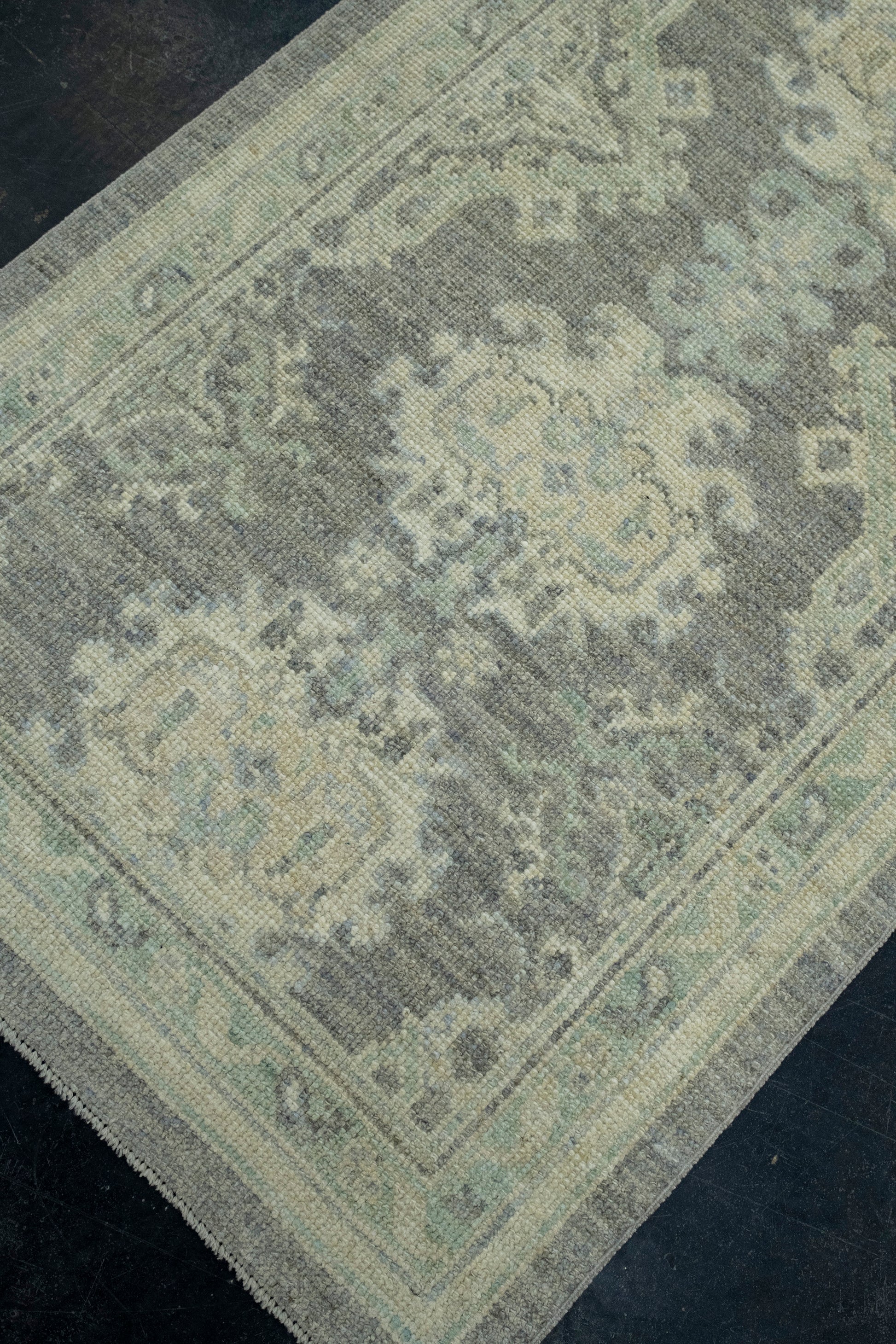Turkish Oushak Runner Rug 2'10" x 8'2" #17383
