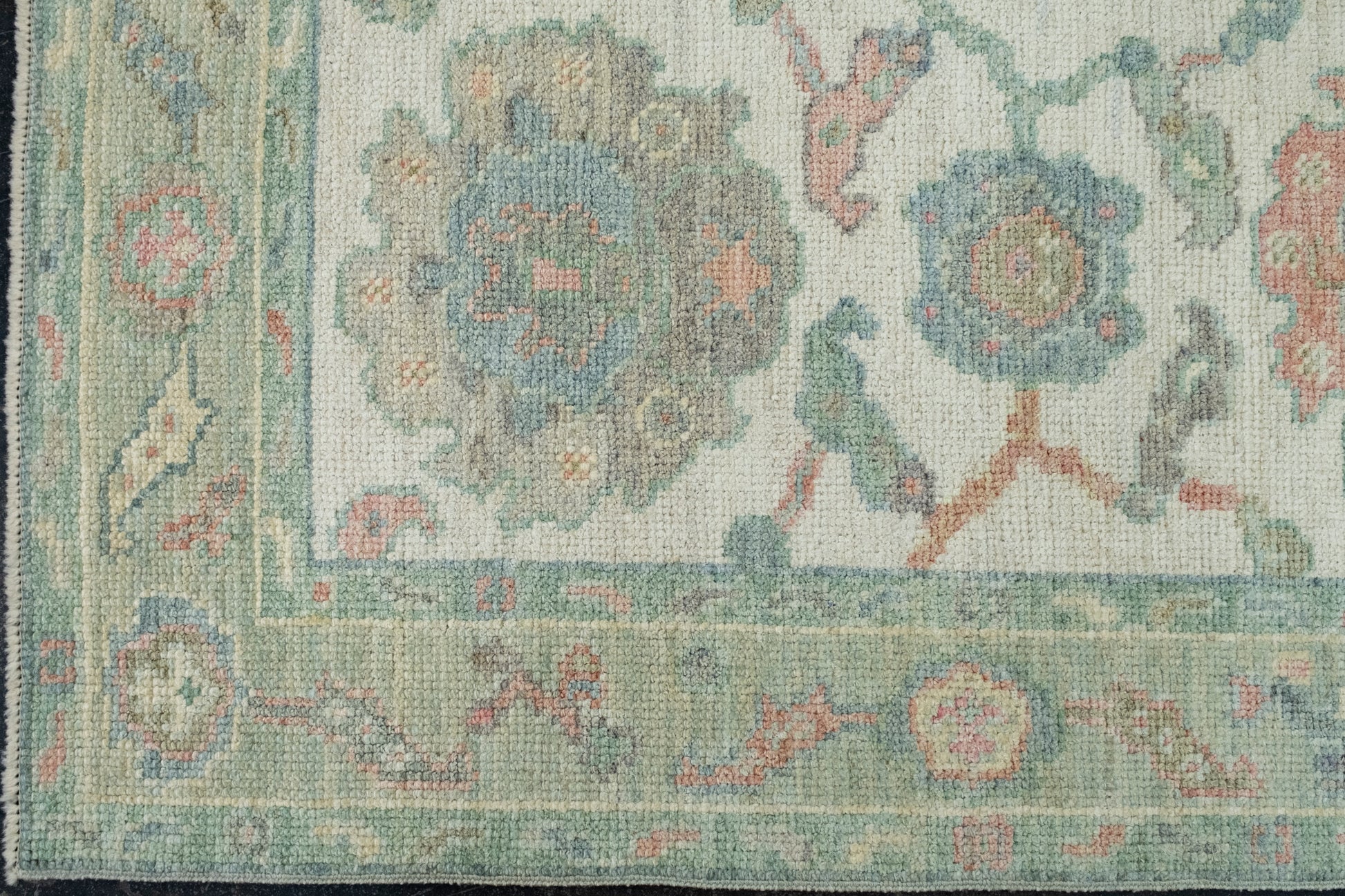 Turkish Oushak Runner Rug 2'6" x 10' #17454
