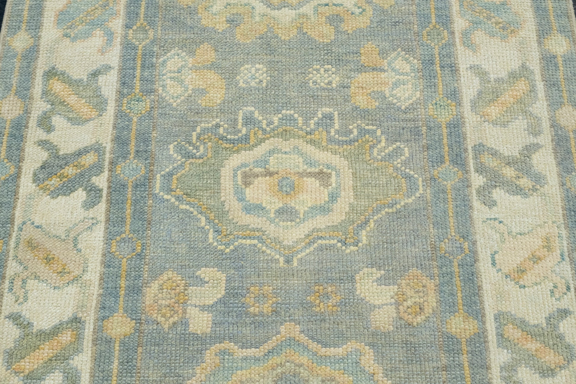 Turkish Oushak Runner Rug 2'8" x 8'10" #17140
