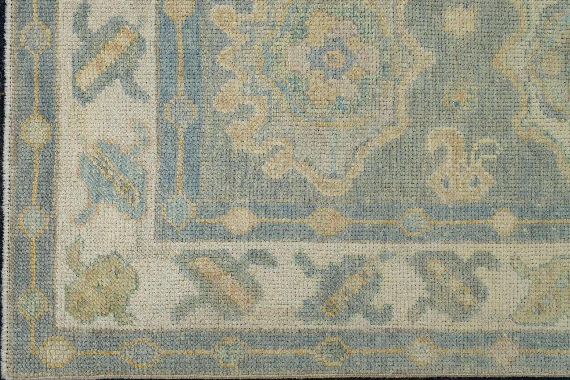 Turkish Oushak Runner Rug 2'8" x 8'10" #17140