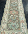 Turkish Oushak Runner Rug 2'9" x 8'2" #17501