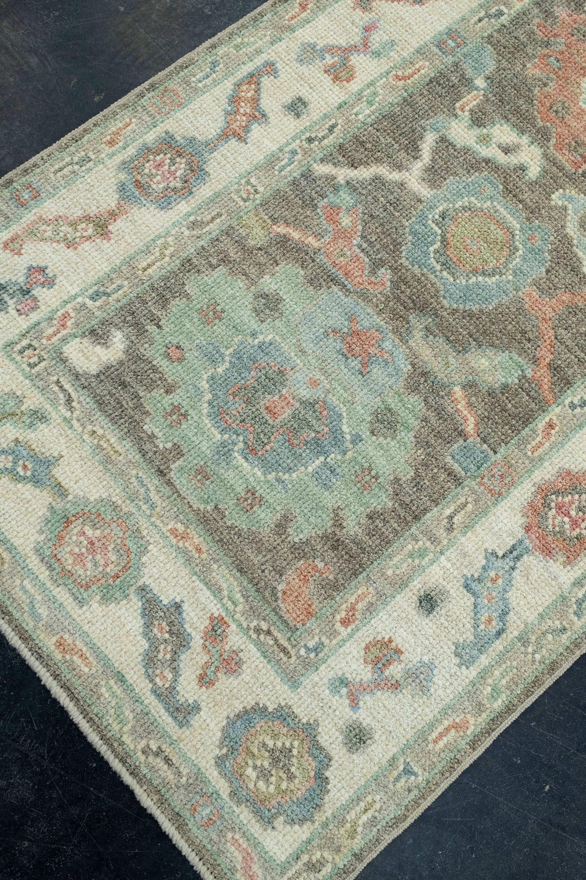Turkish Oushak Runner Rug 2'9" x 8'2" #17501