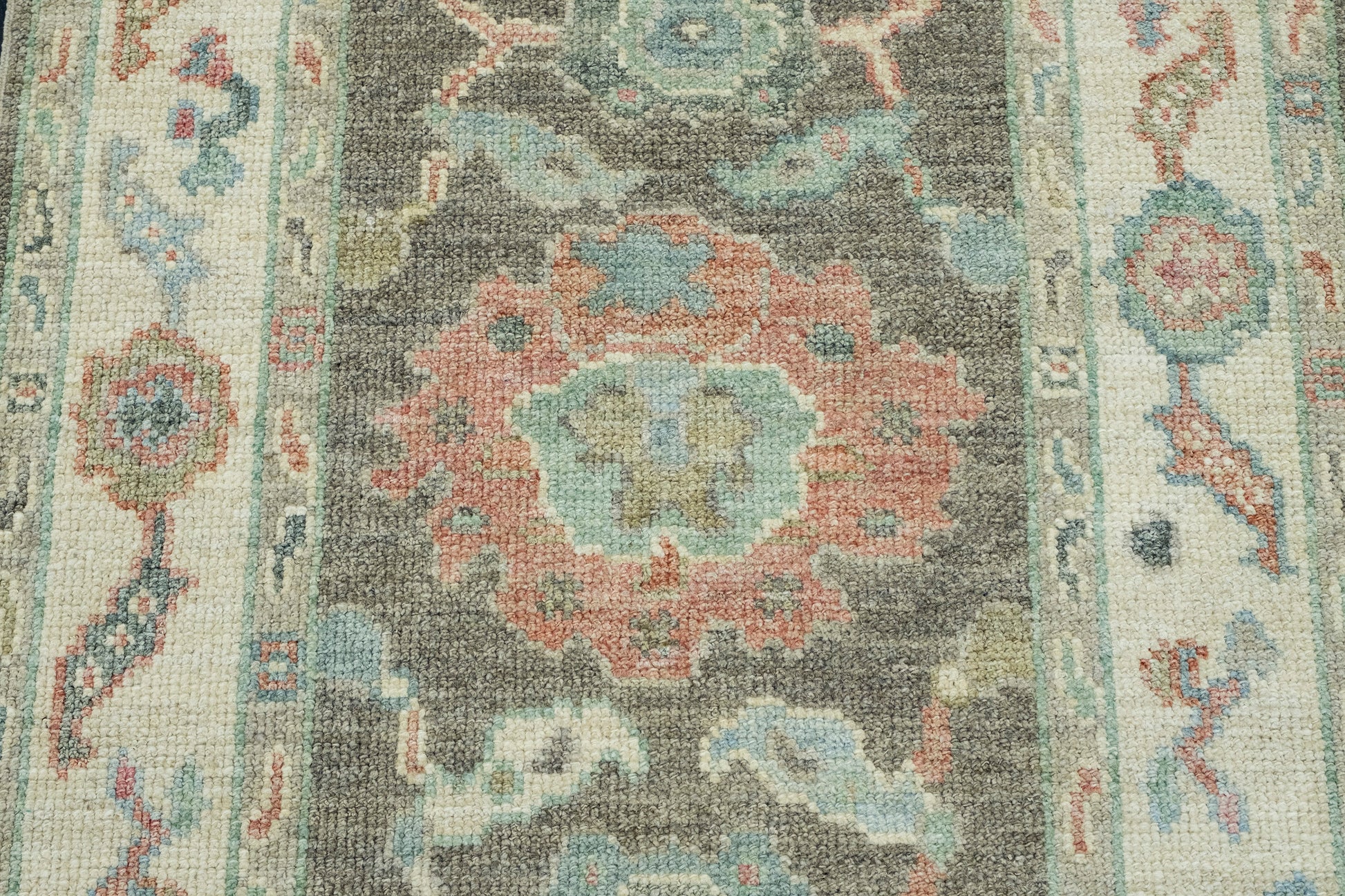 Turkish Oushak Runner Rug 2'9" x 8'2" #17501