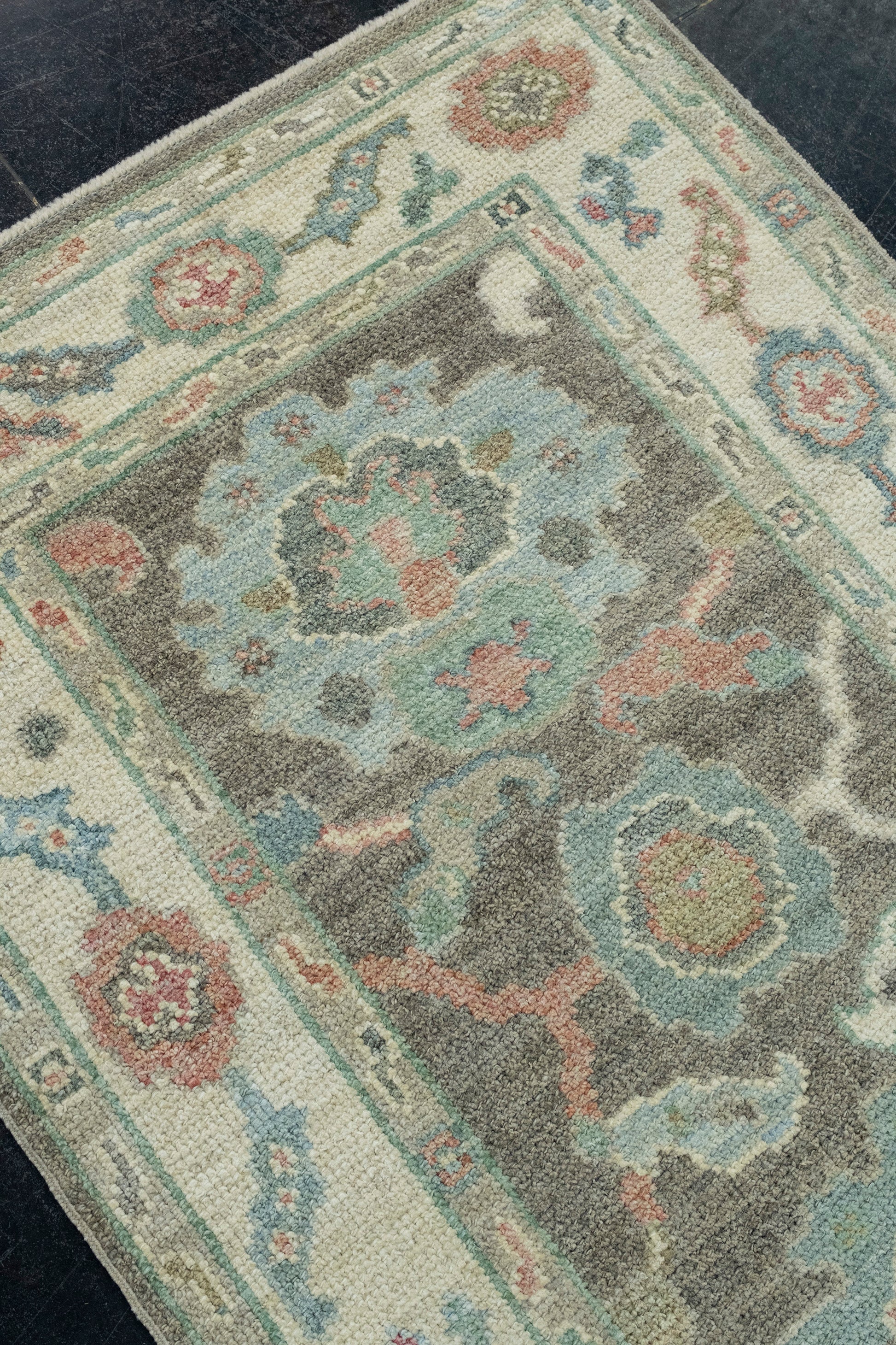 Turkish Oushak Runner Rug 2'9" x 8'2" #17501
