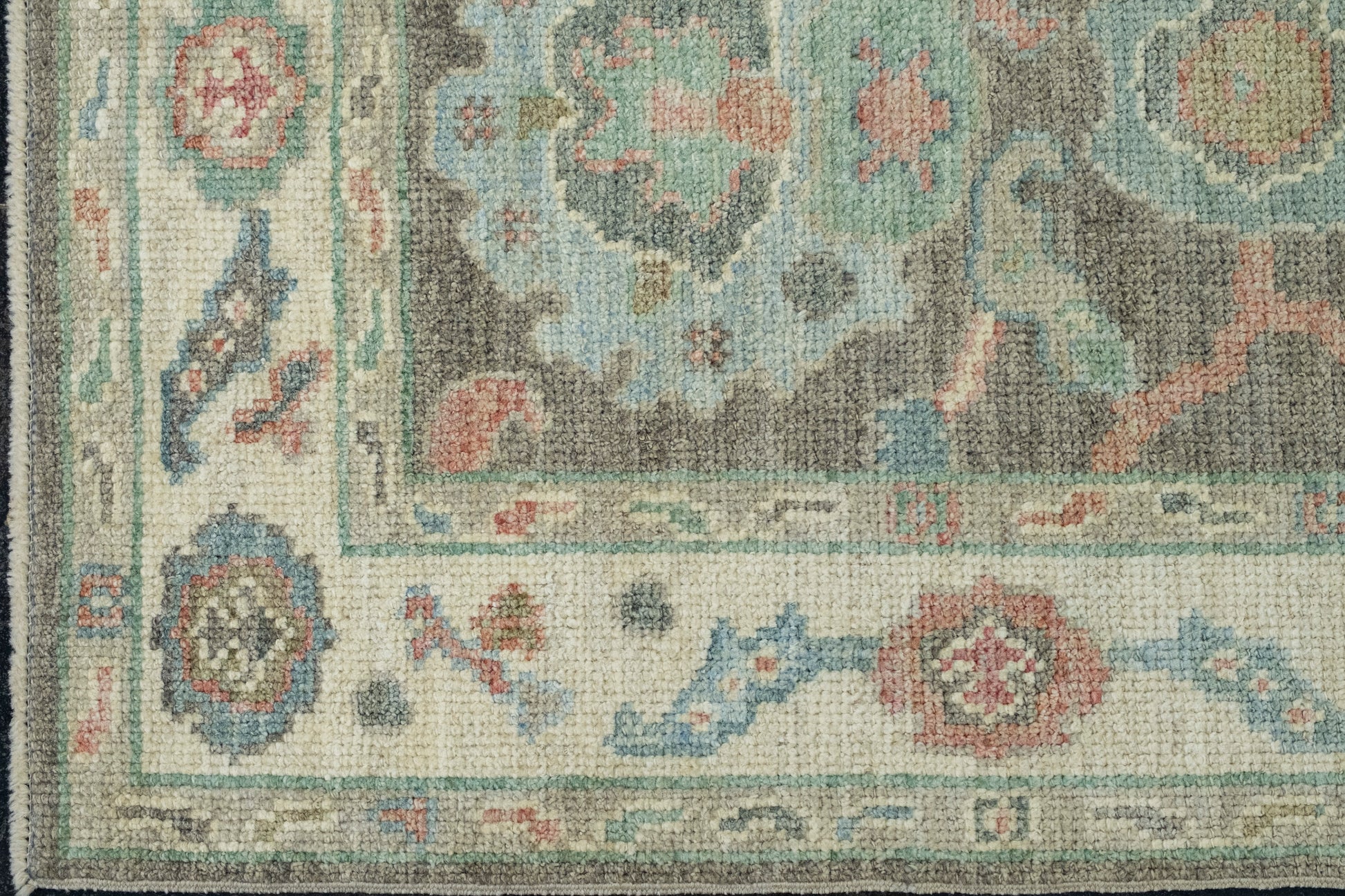 Turkish Oushak Runner Rug 2'9" x 8'2" #17501