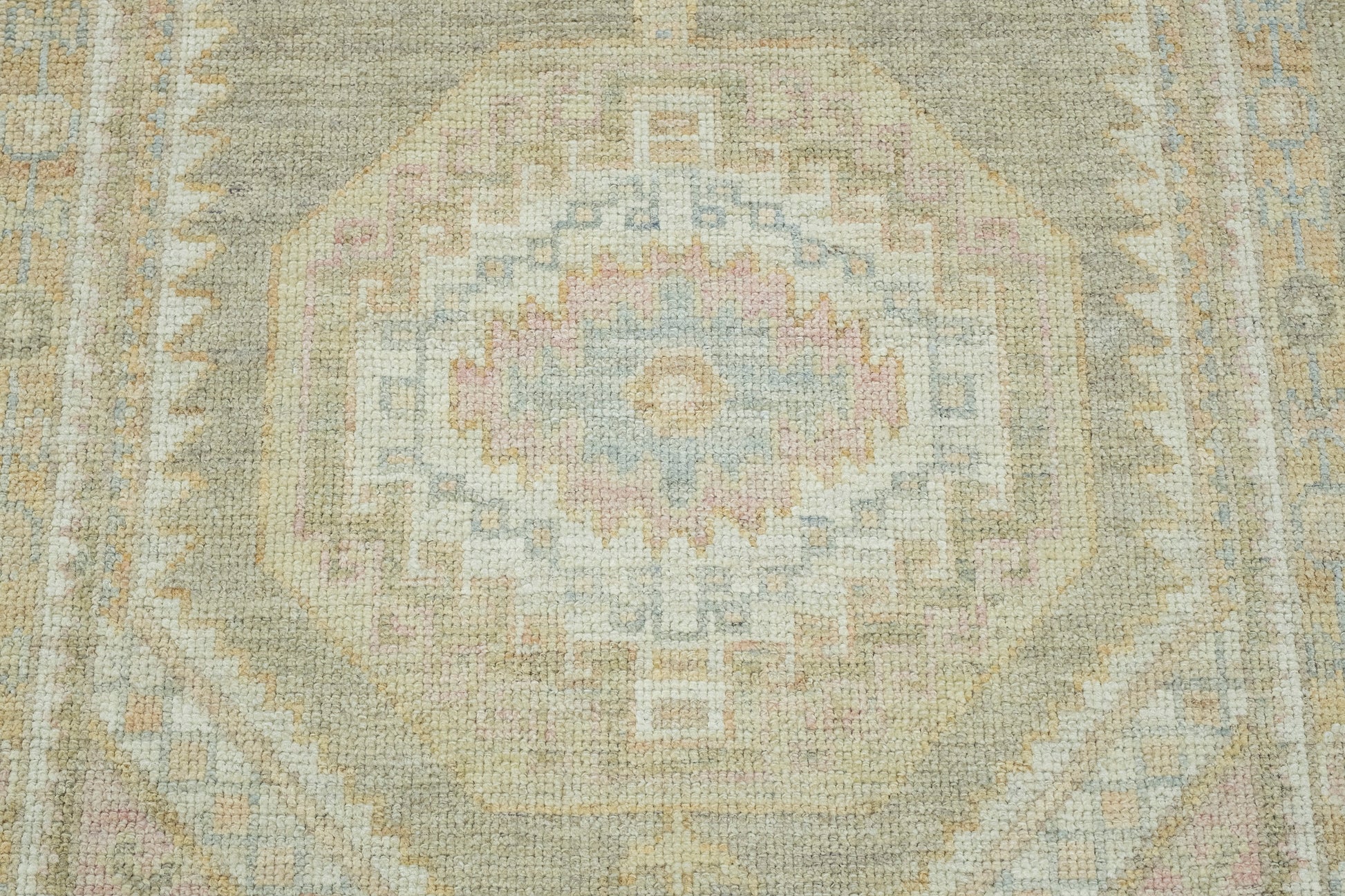 Turkish Oushak Runner Rug 3' x 7'8" #17503