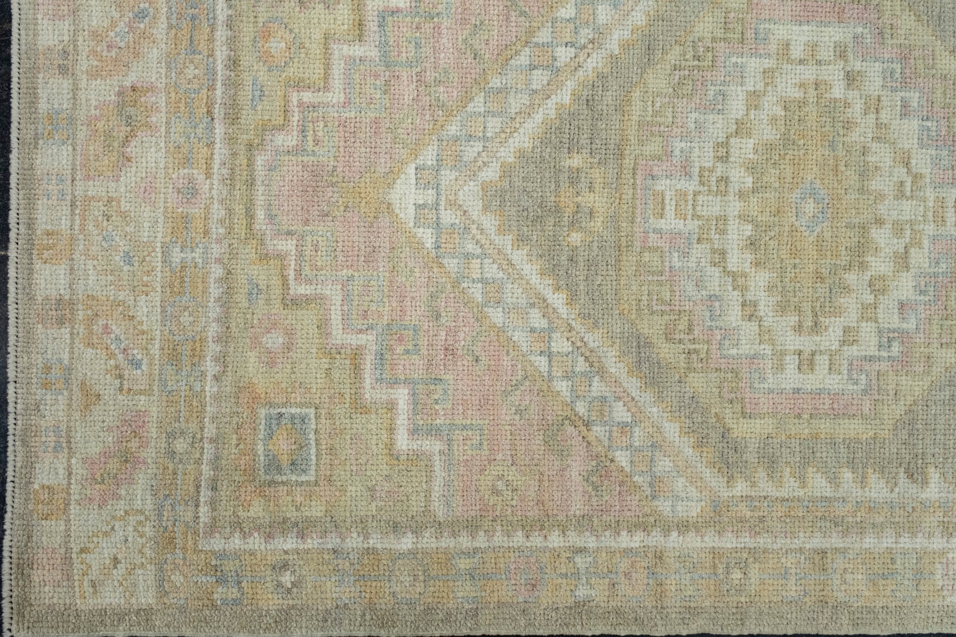 Turkish Oushak Runner Rug 3' x 7'8" #17503