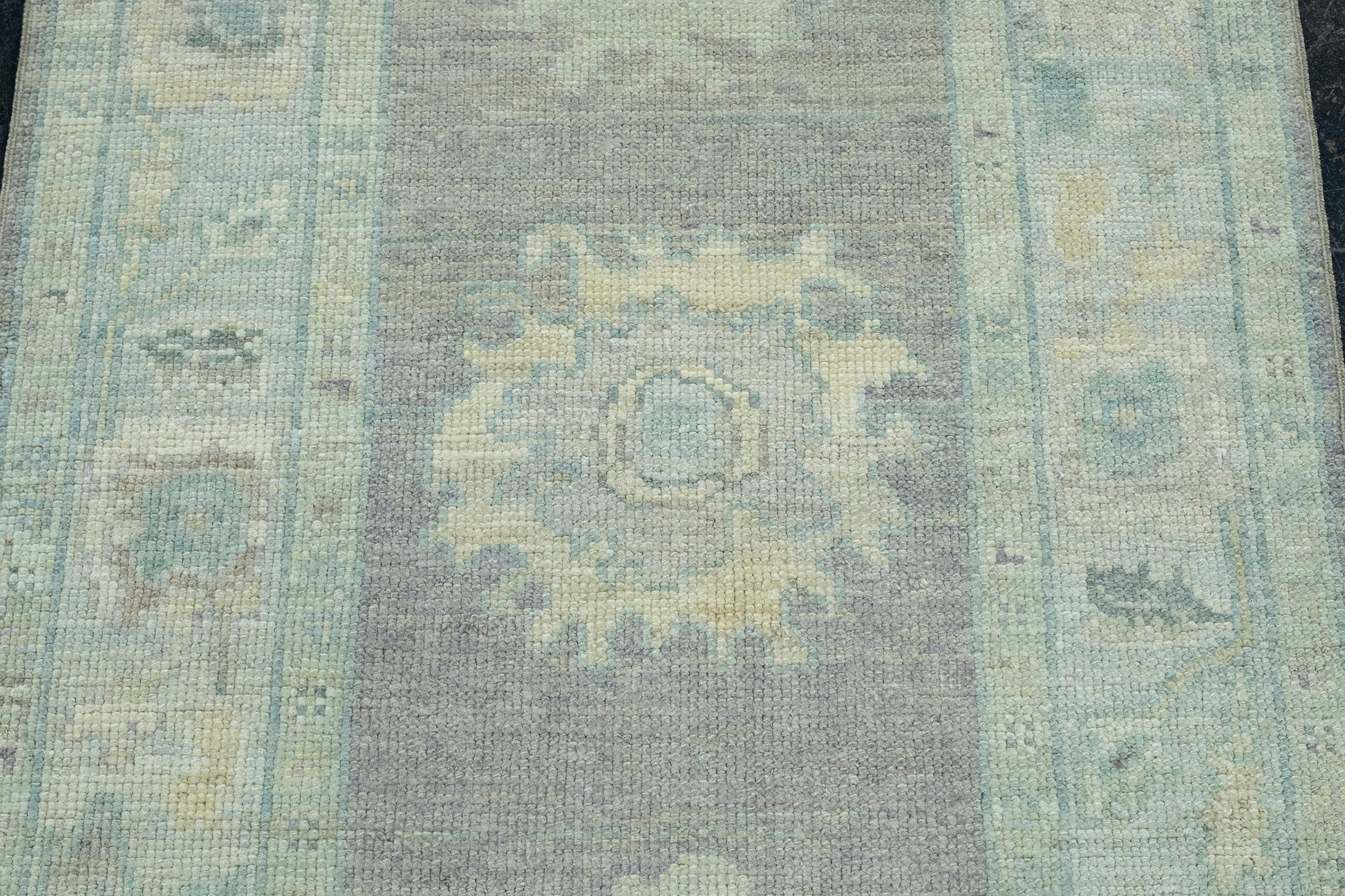 Turkish Oushak Runner Rug 2'11" x 8'7" #17451