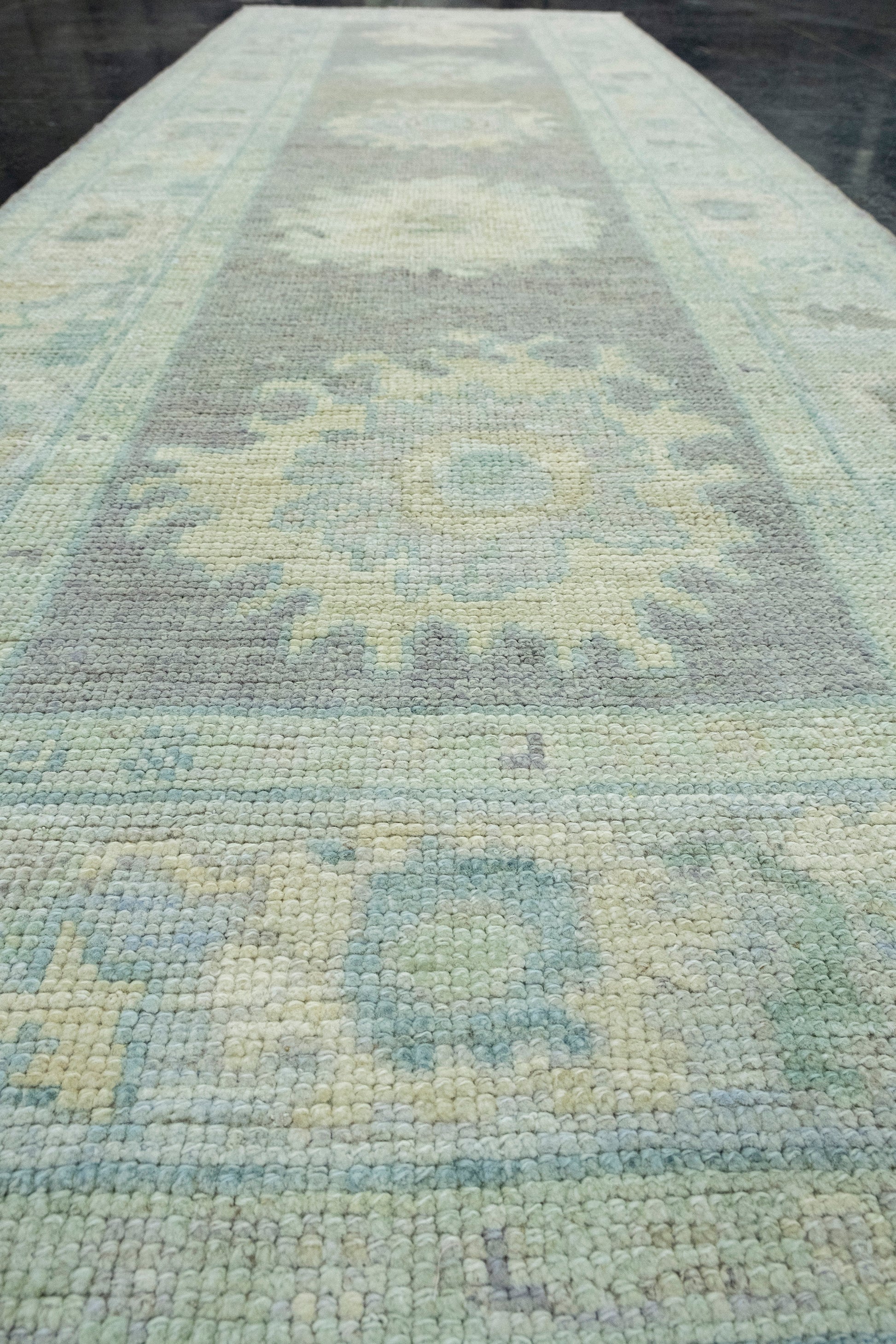 Turkish Oushak Runner Rug 2'11" x 8'7" #17451
