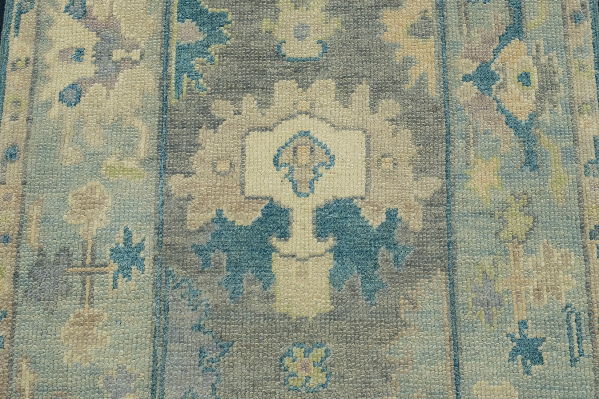 Turkish Oushak Runner Rug 2'9" x 9'5" #17211