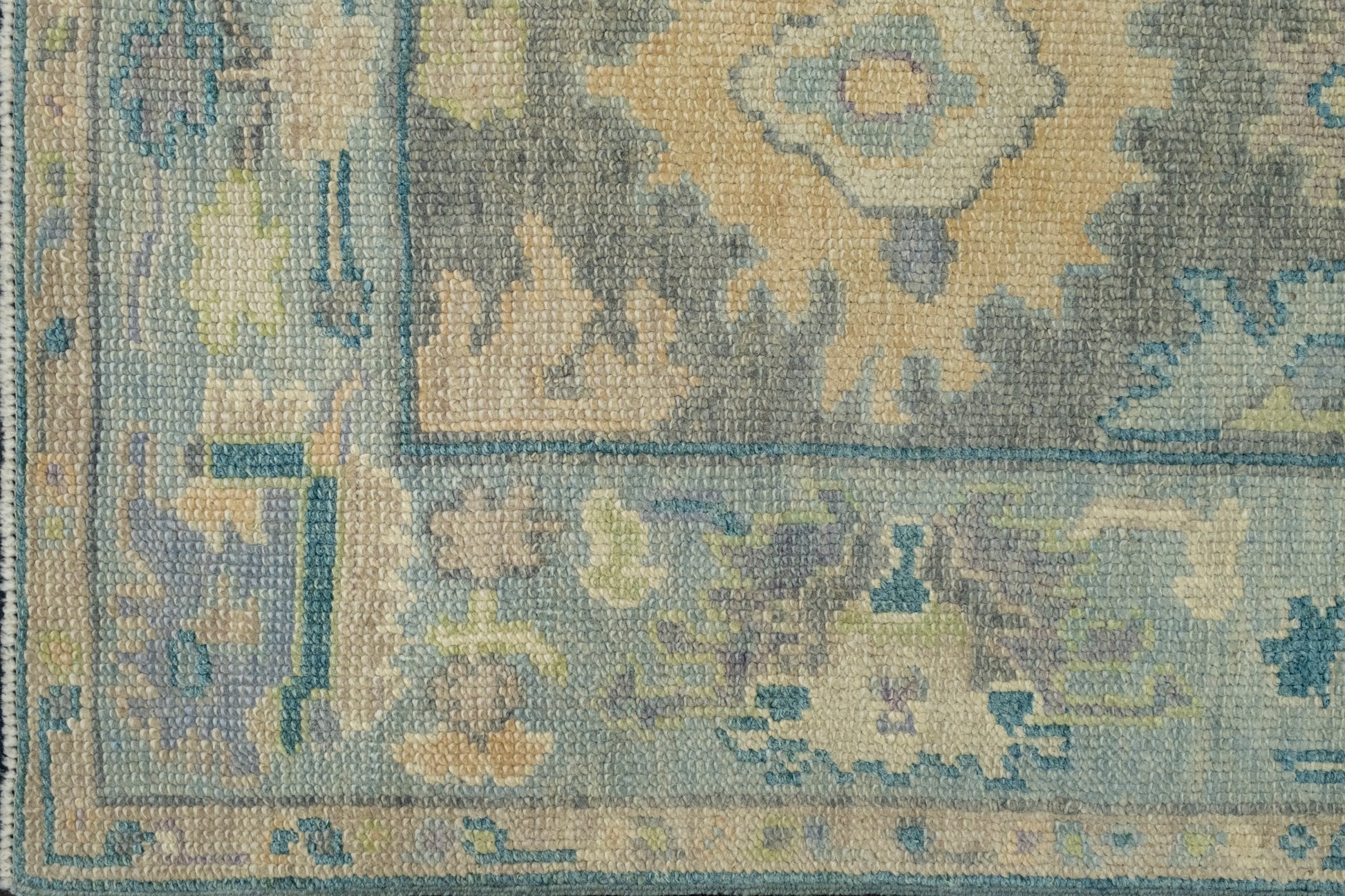 Turkish Oushak Runner Rug 2'9" x 9'5" #17211