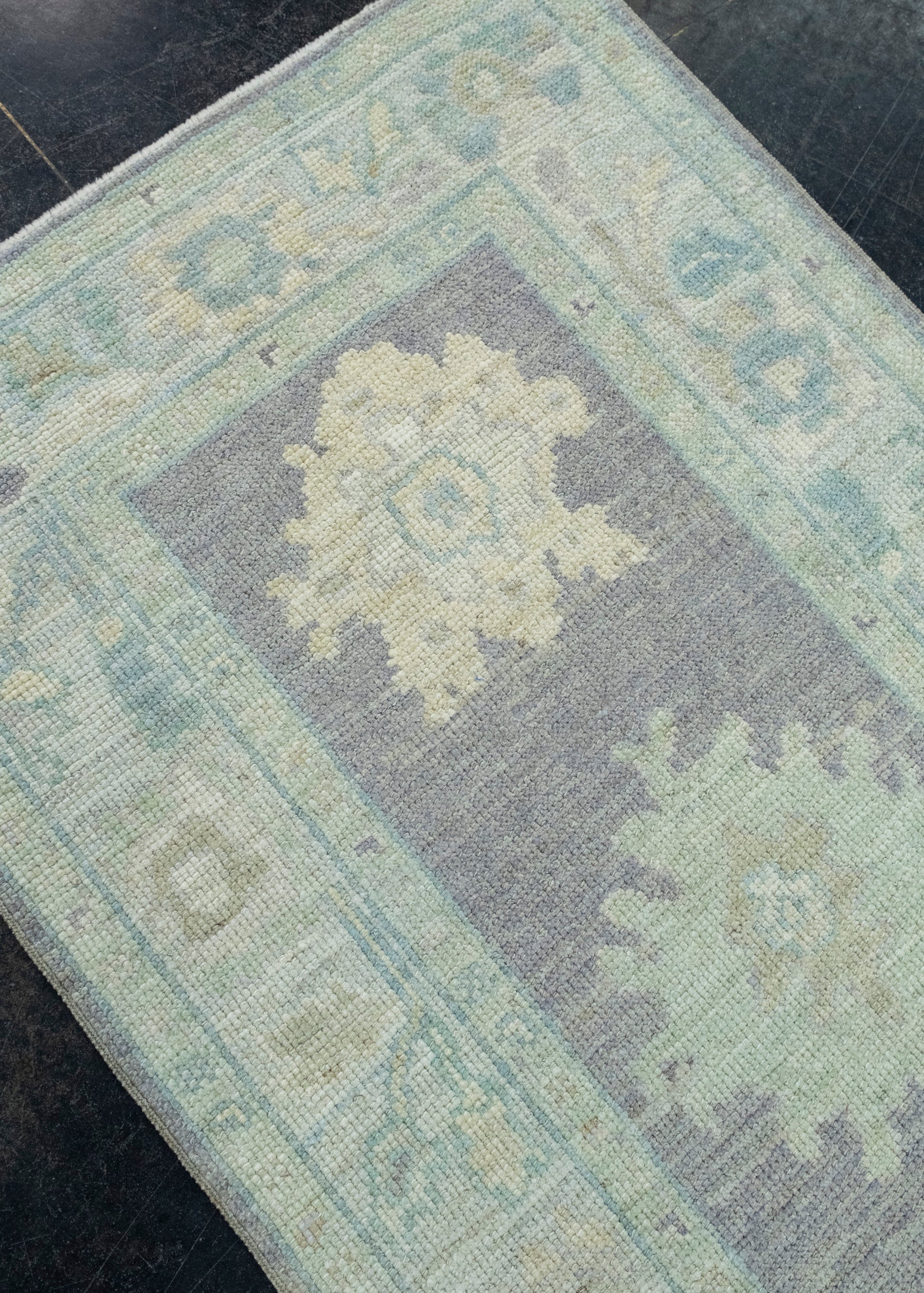 Turkish Oushak Runner Rug 2'11" x 8'7" #17458