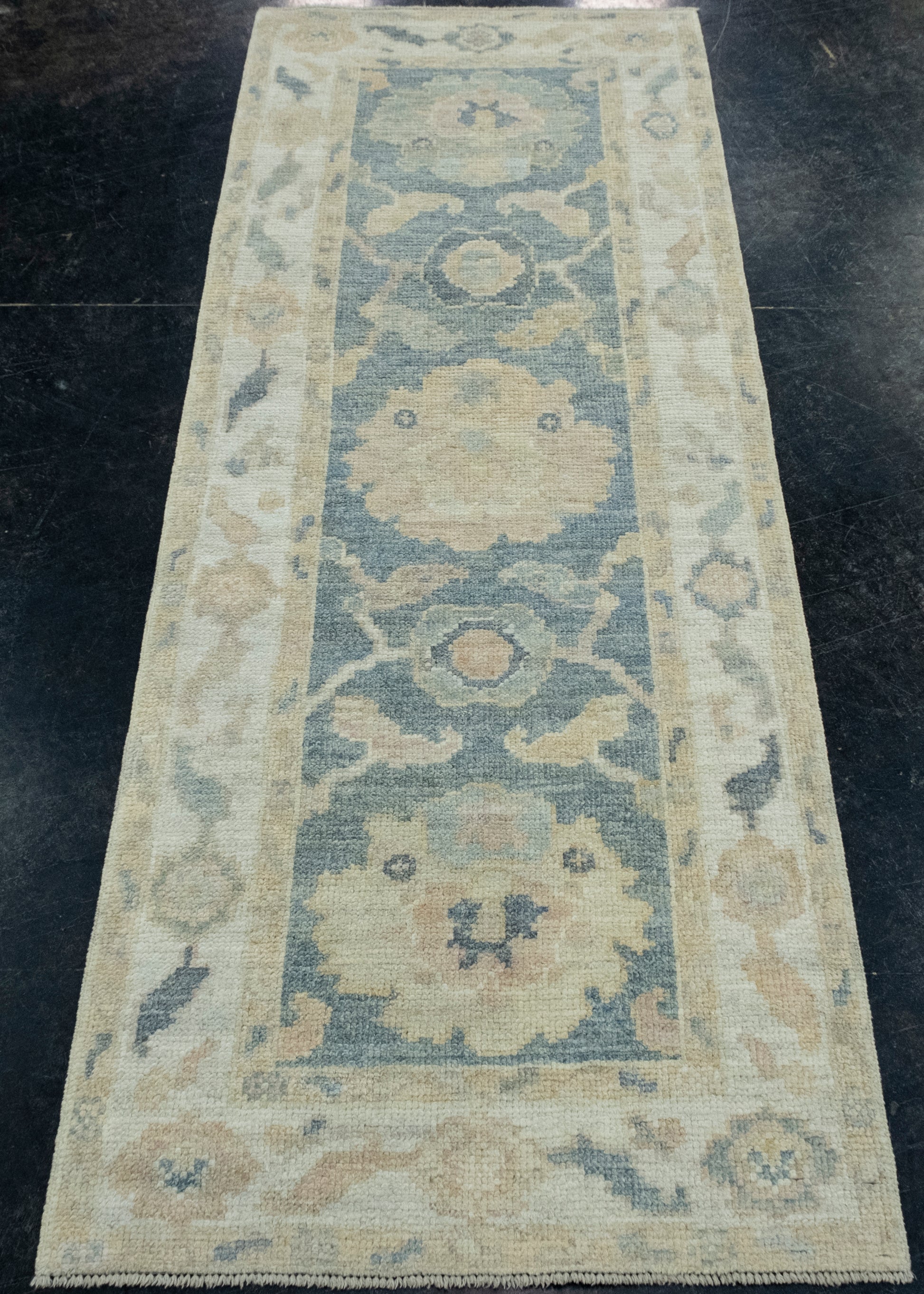 Turkish Oushak Runner Rug 2'3" x 6'7" #17513
