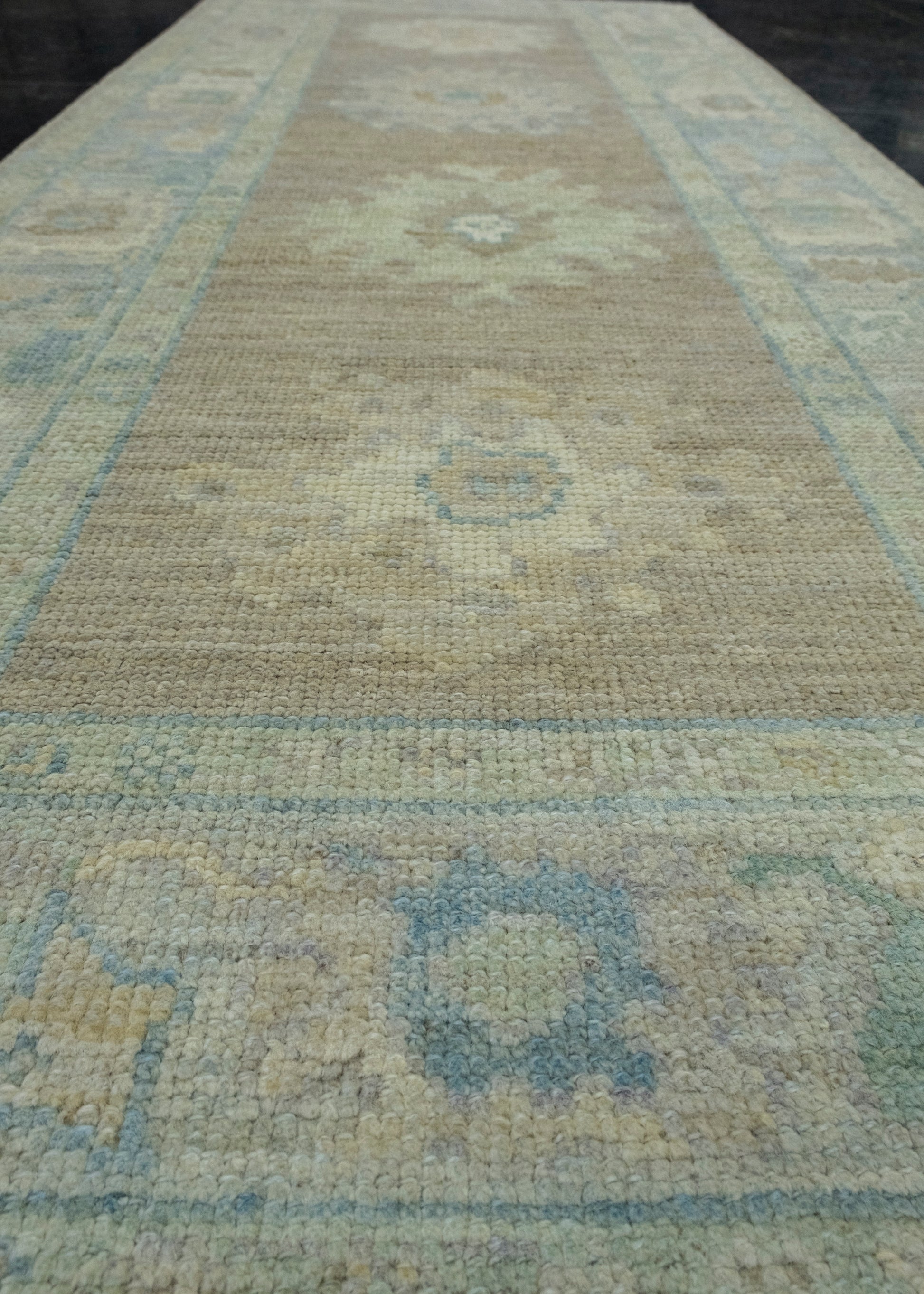 Turkish Oushak Runner Rug 2'9" x 6'10" #17531