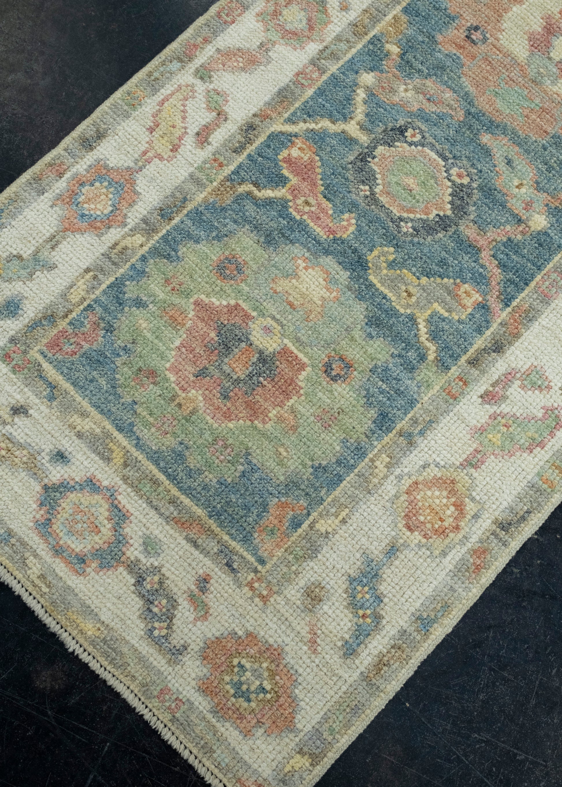 Turkish Oushak Runner Rug 2'3" x 5'9" #17297