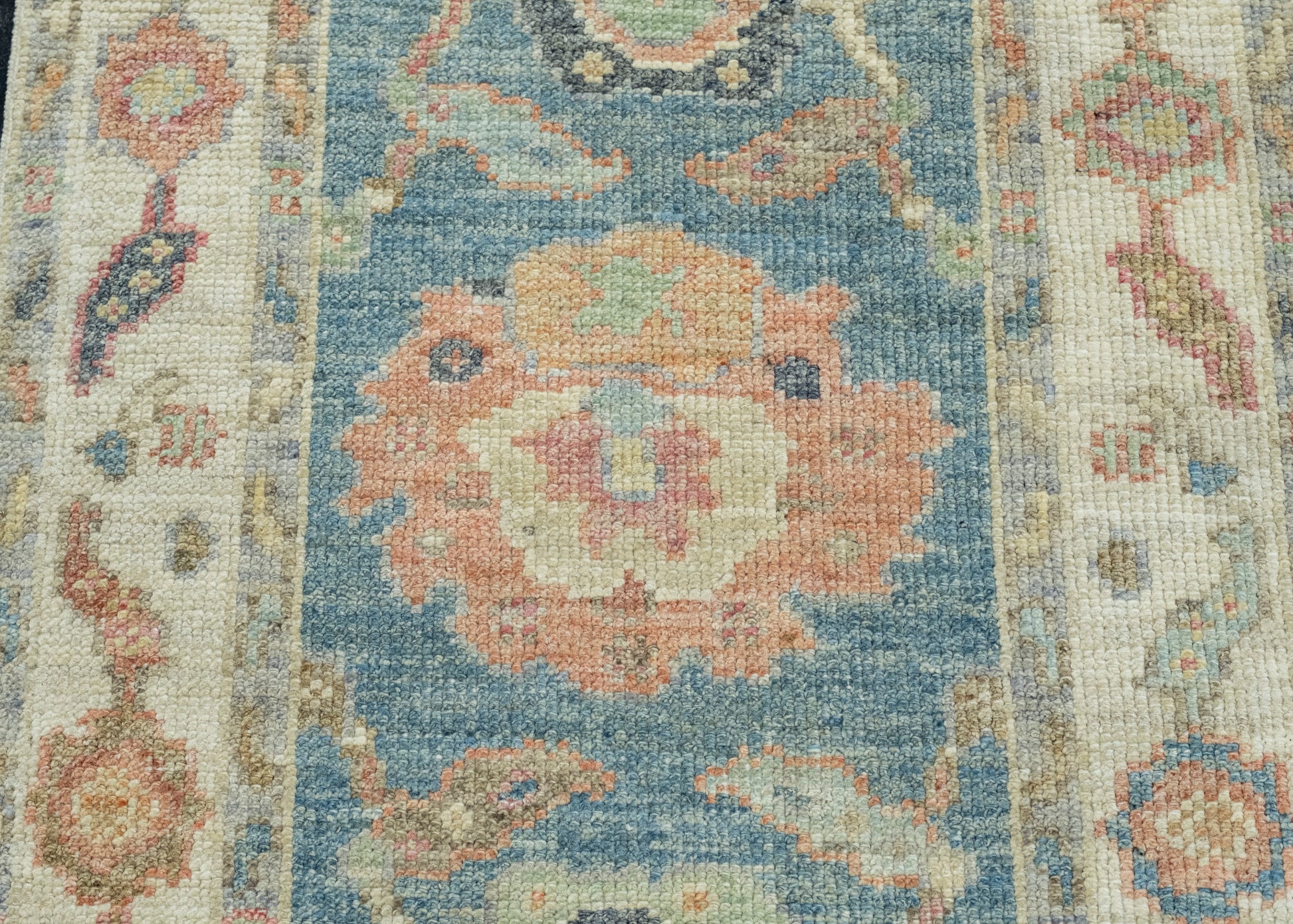 Turkish Oushak Runner Rug 2'3" x 5'8" #17239