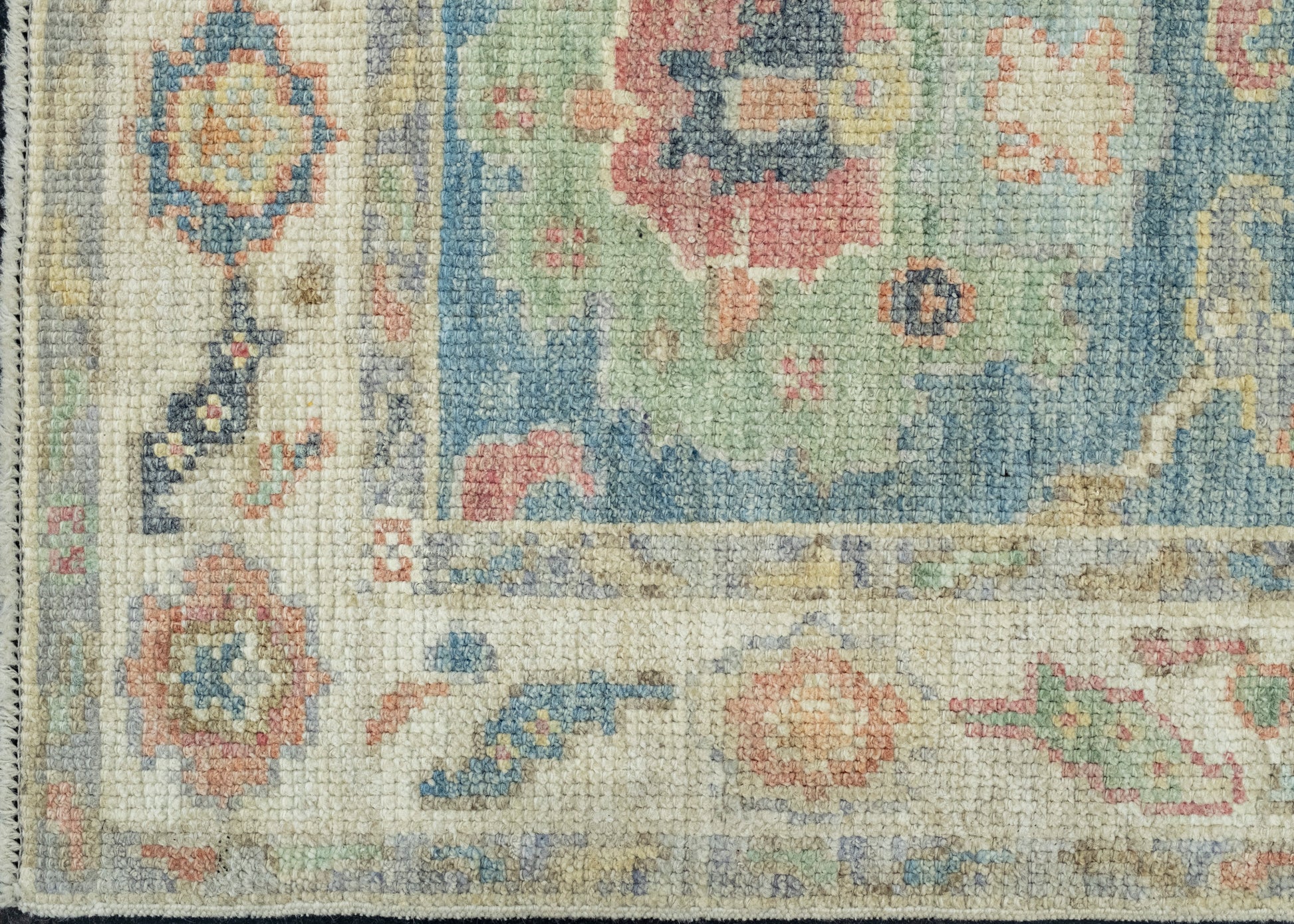 Turkish Oushak Runner Rug 2'3" x 5'8" #17239
