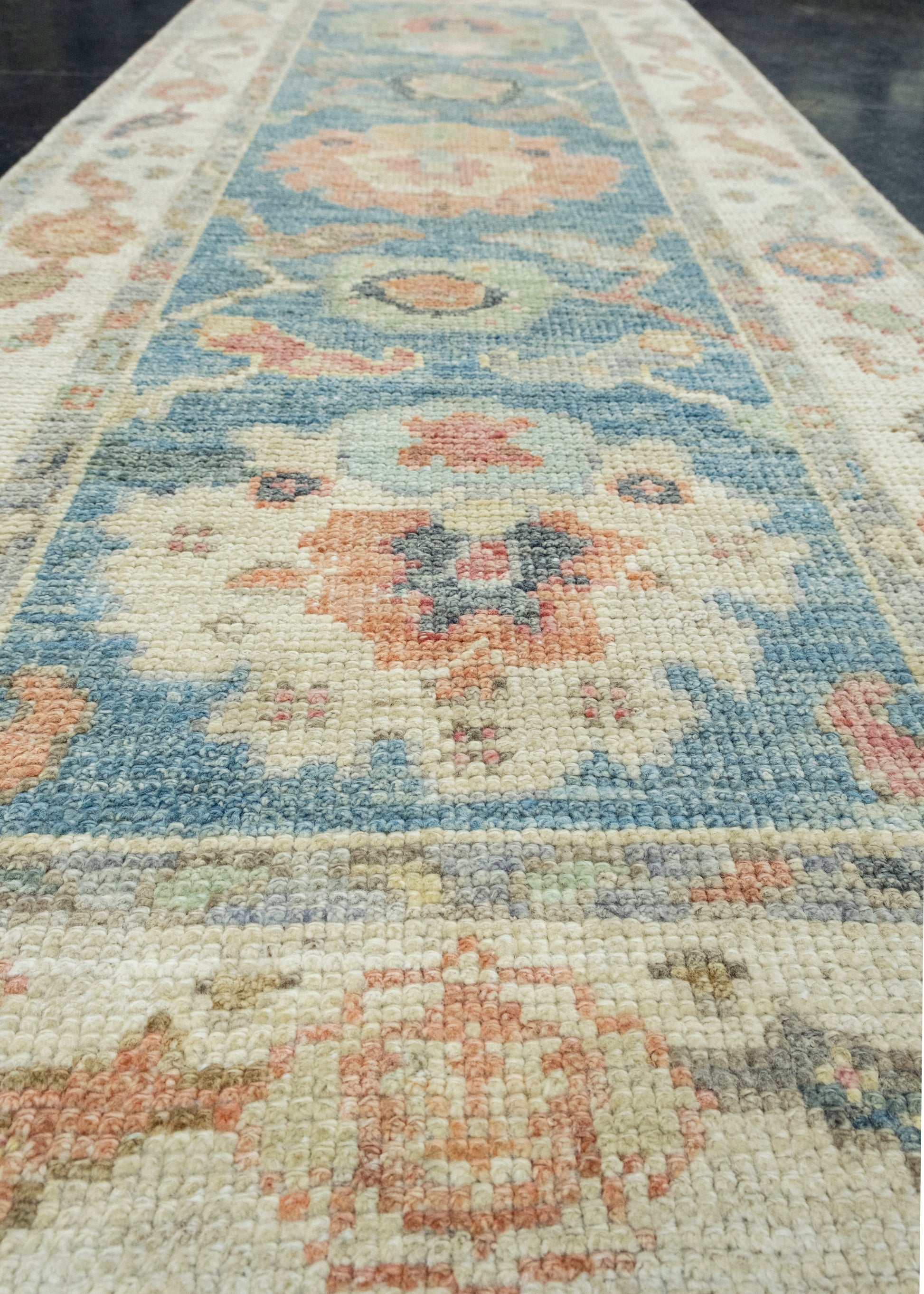 Turkish Oushak Runner Rug 2'3" x 5'8" #17239