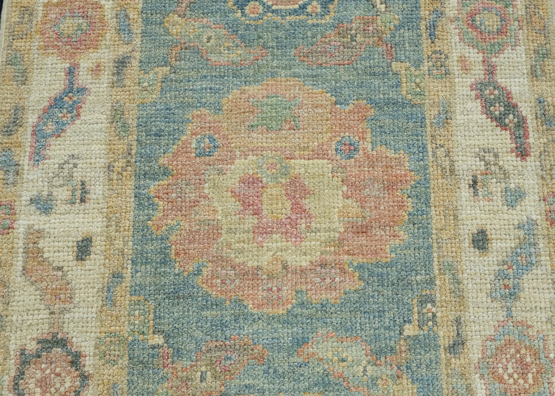Turkish Oushak Runner Rug 2'3" x 5'11" #17529