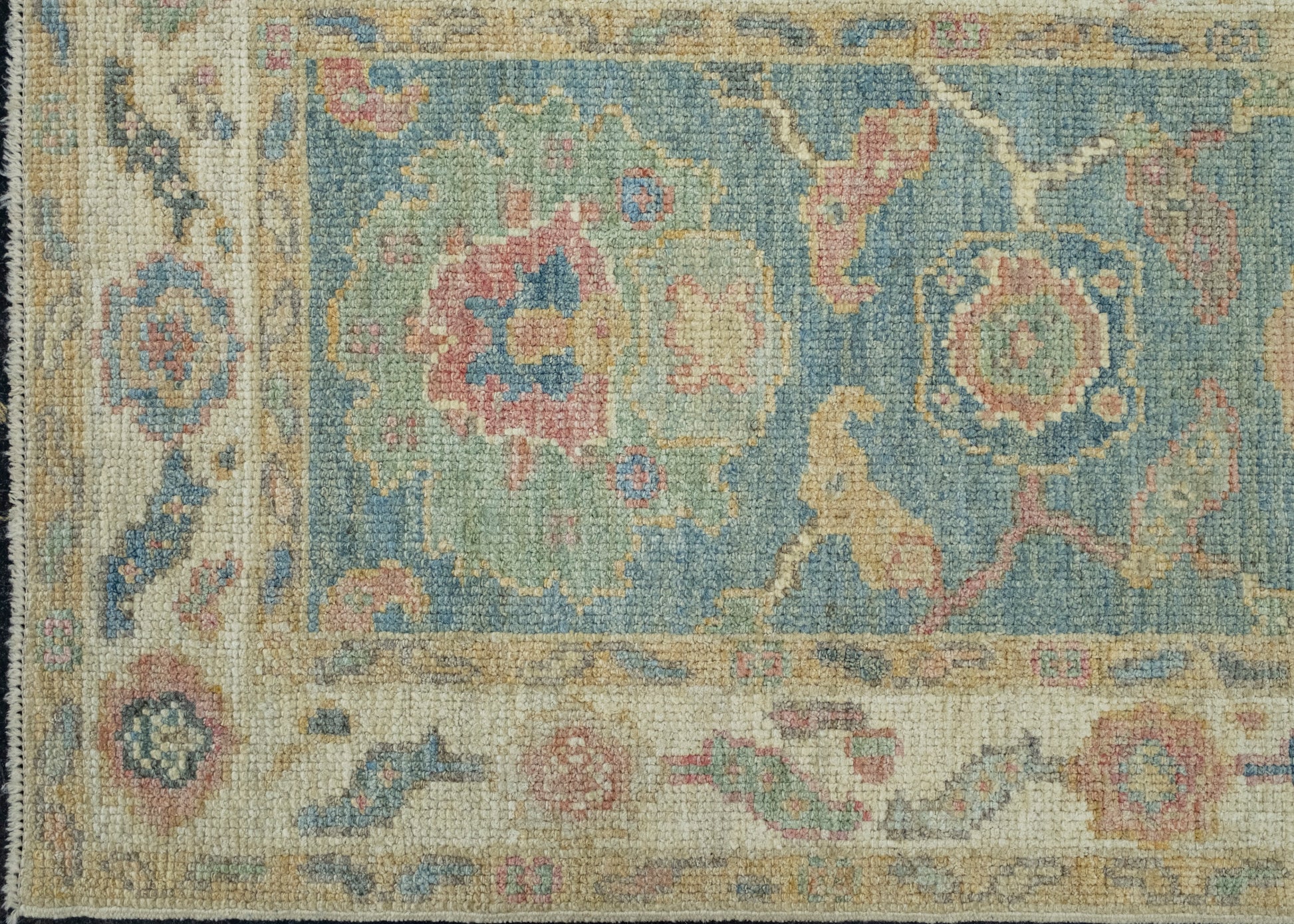 Turkish Oushak Runner Rug 2'3" x 5'11" #17529