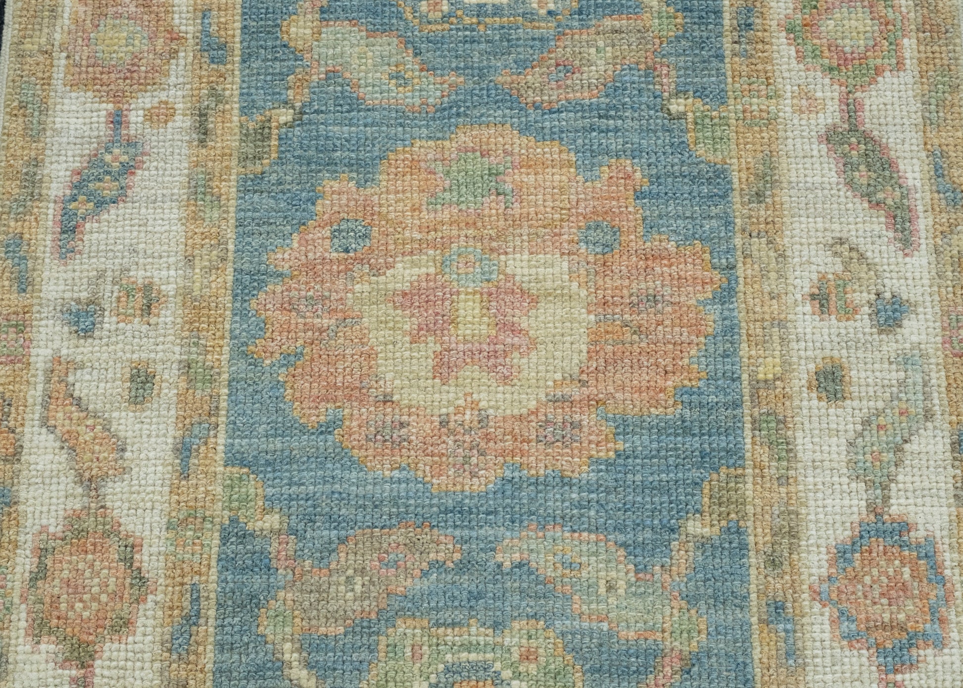 Turkish Oushak Runner Rug 2'3" x 5'9" #17255