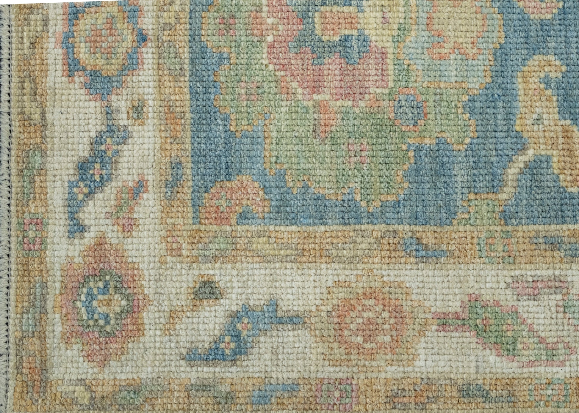 Turkish Oushak Runner Rug 2'3" x 5'9" #17255