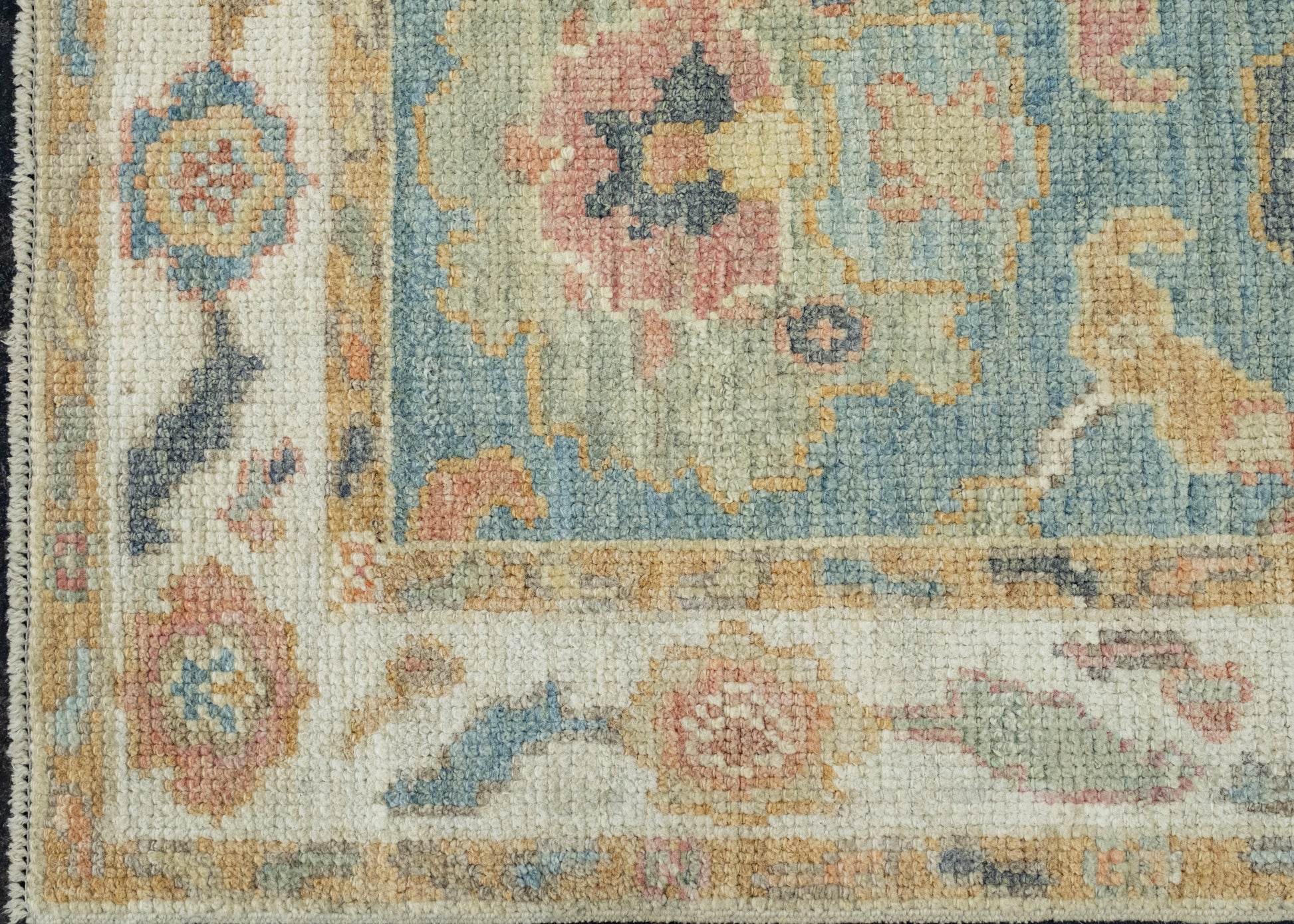 Turkish Oushak Runner Rug 2'3" x 6'2" #17505