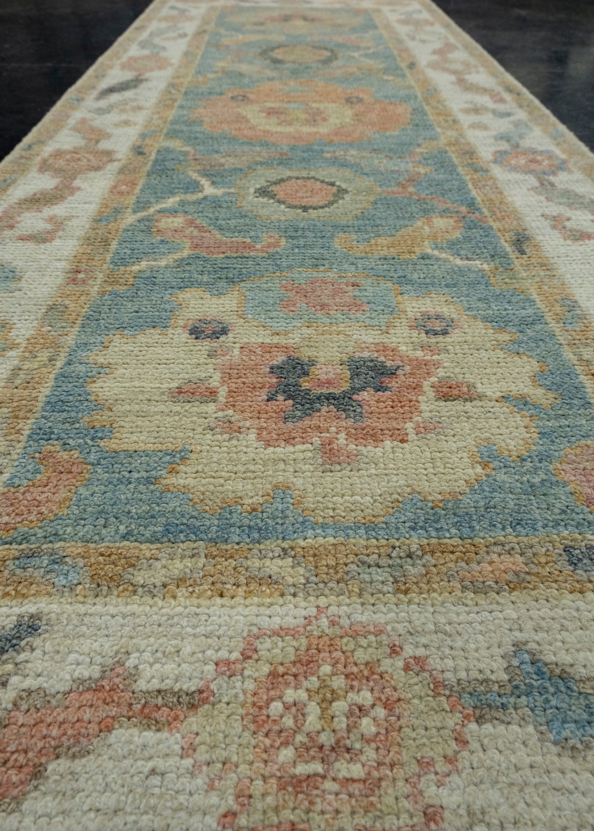 Turkish Oushak Runner Rug 2'3" x 6'2" #17505